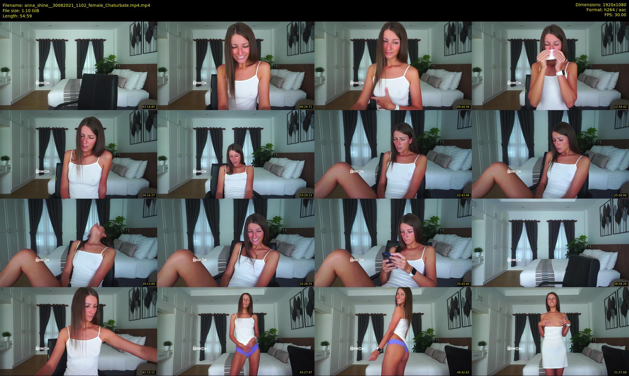 anna_shine_ — 55 minute Chaturbate female cam show recording, 1080p, Aug 30, 2021
