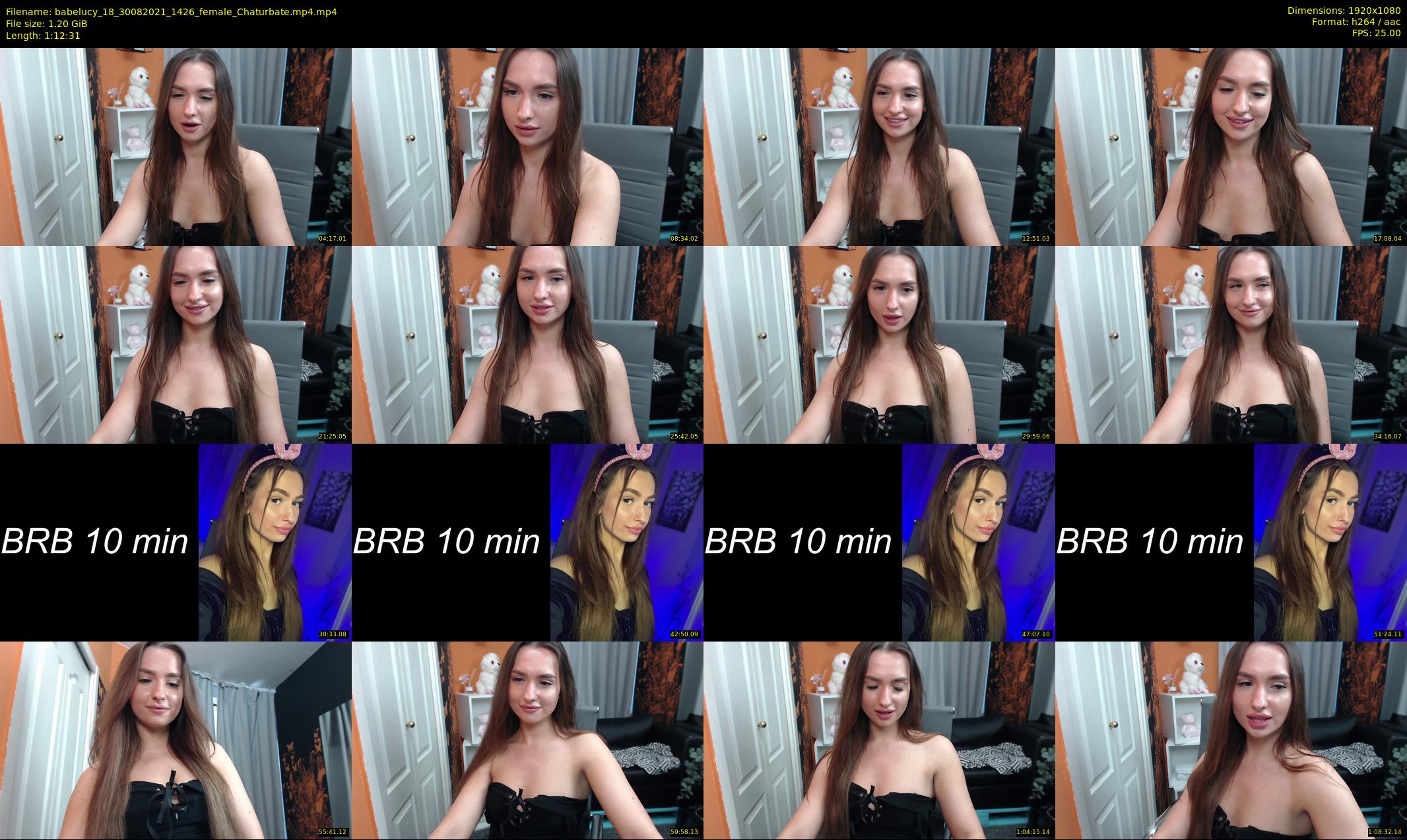 babelucy_18 — 73 minute Chaturbate female cam show recording, 1080p, Aug 30, 2021