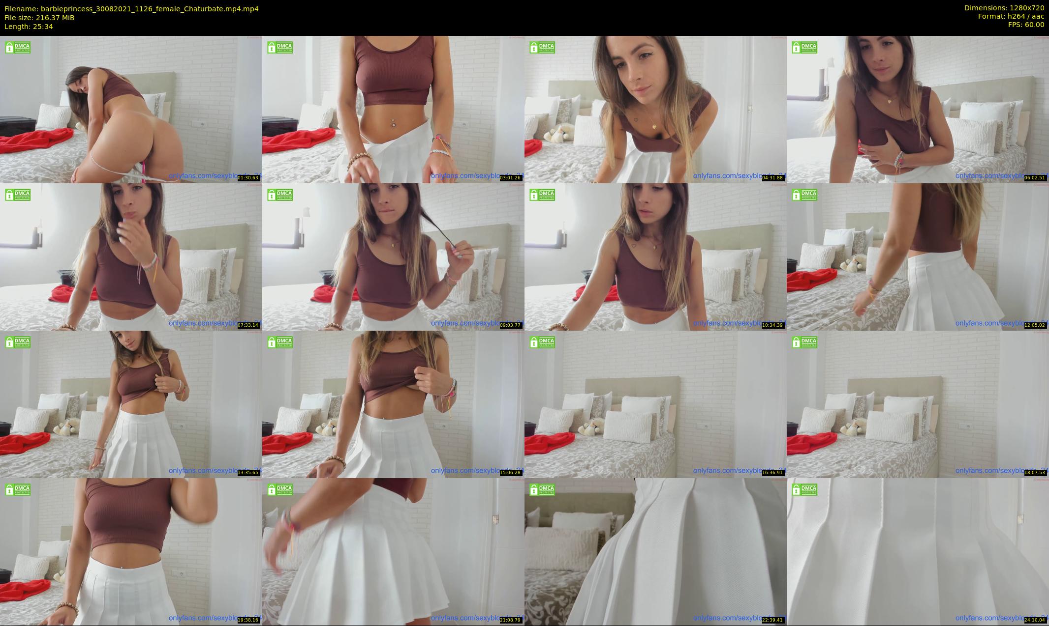 barbieprincess — 26 minute Chaturbate female cam show recording, 720p, Aug 30, 2021