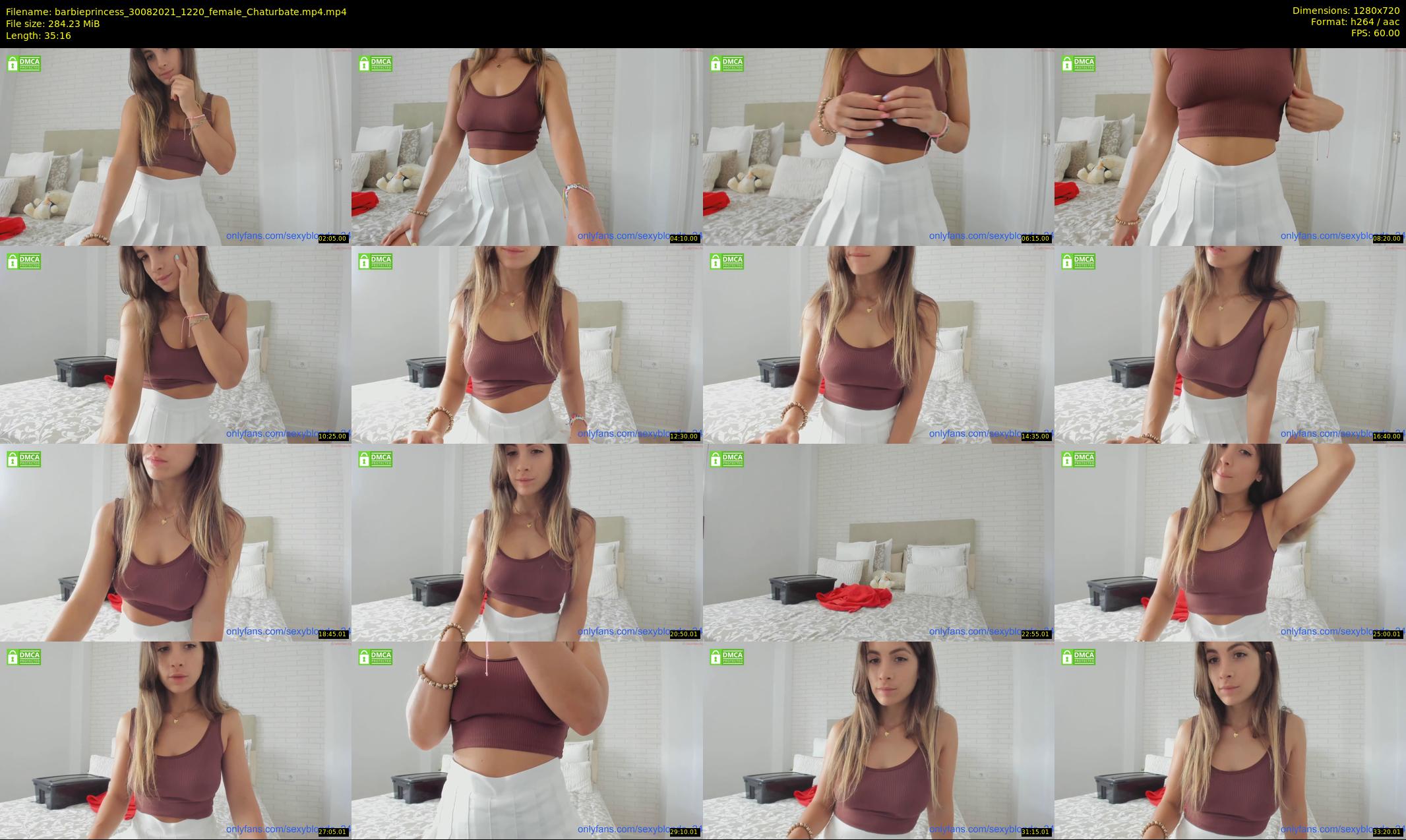 barbieprincess — 36 minute Chaturbate female cam show recording, 720p, Aug 30, 2021