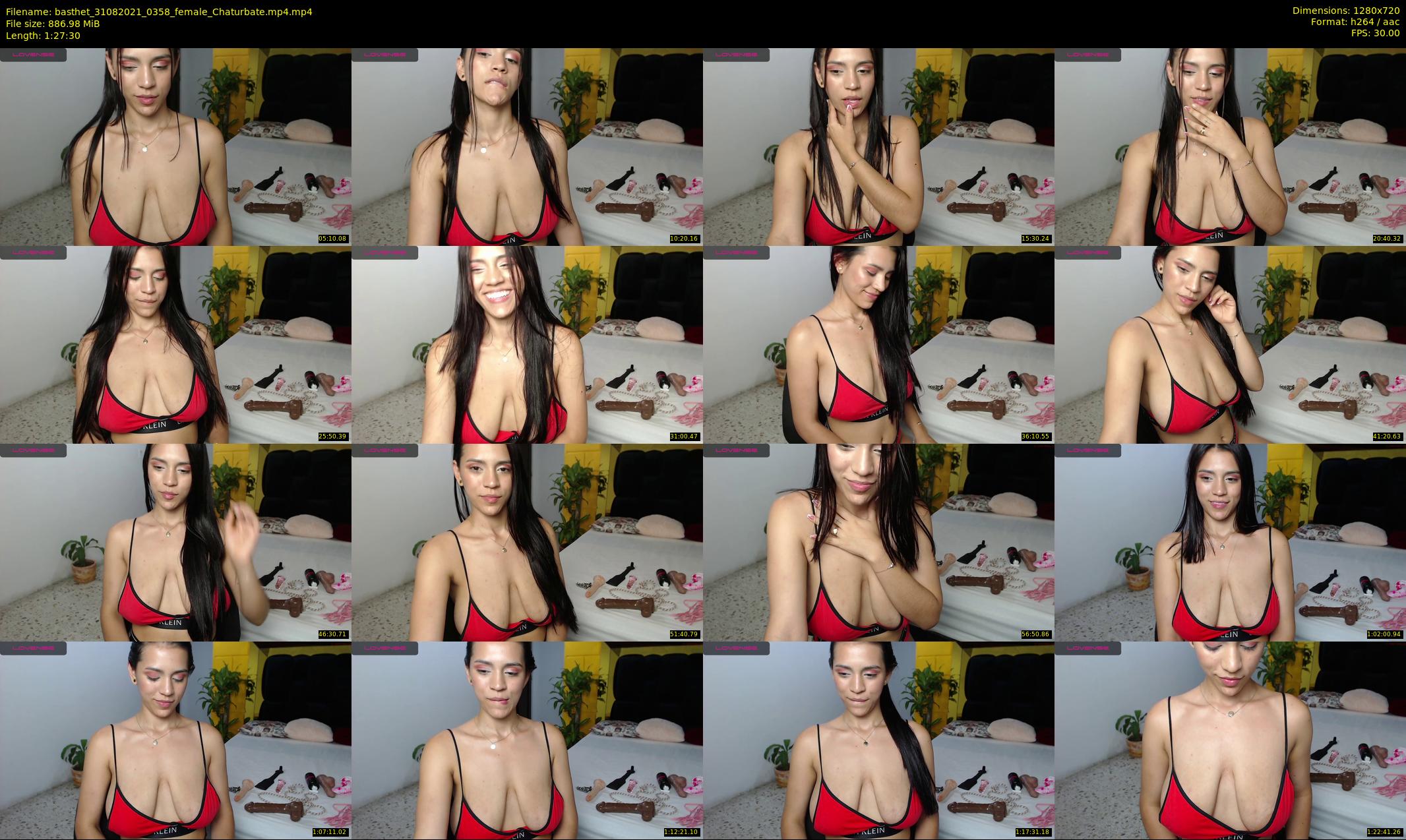 basthet — 88 minute Chaturbate female cam show recording, 720p, Aug 31, 2021