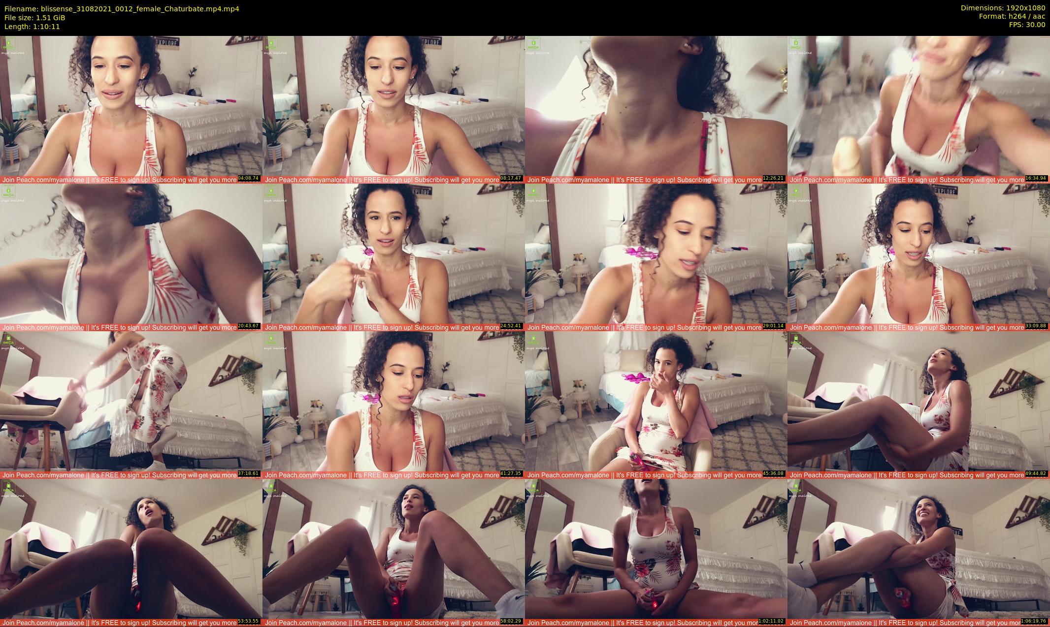 blissense — 71 minute Chaturbate female cam show recording, 1080p, Aug 31, 2021
