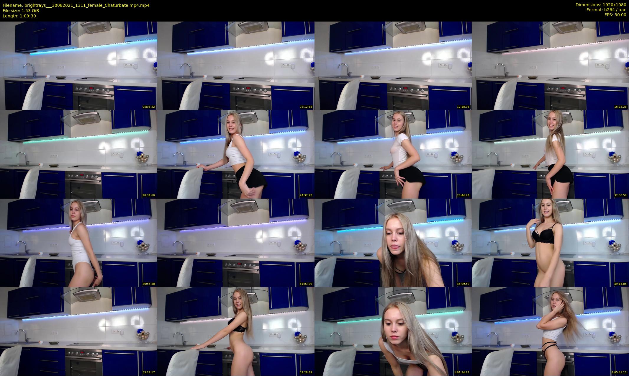 brightrays__ — 70 minute Chaturbate female cam show recording, 1080p, Aug 30, 2021