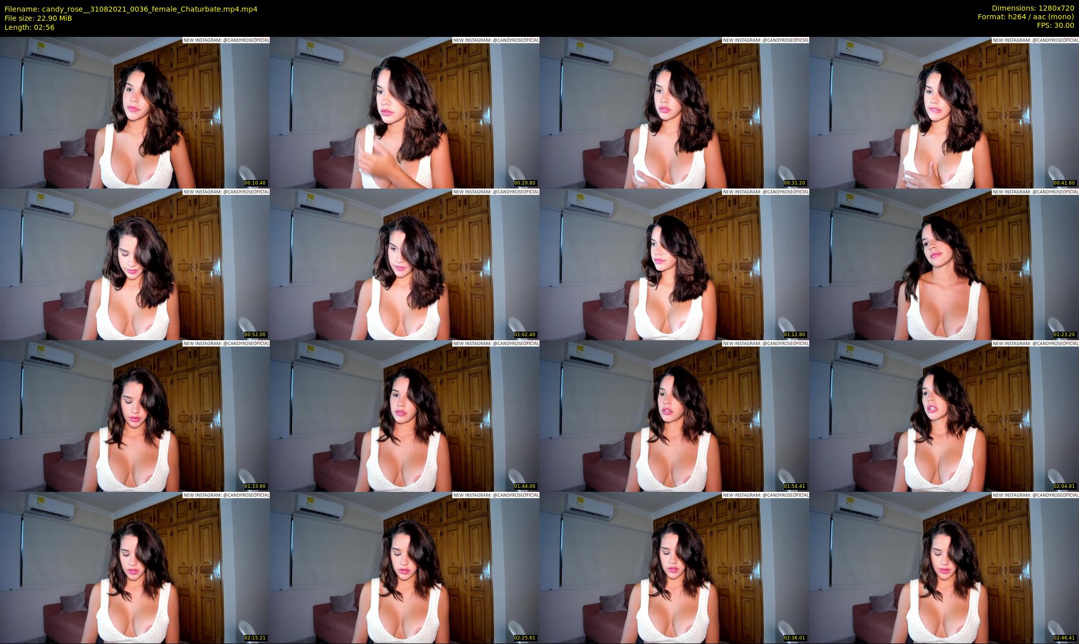candy_rose_ — 3 minute Chaturbate female cam show recording, 720p, Aug 31, 2021