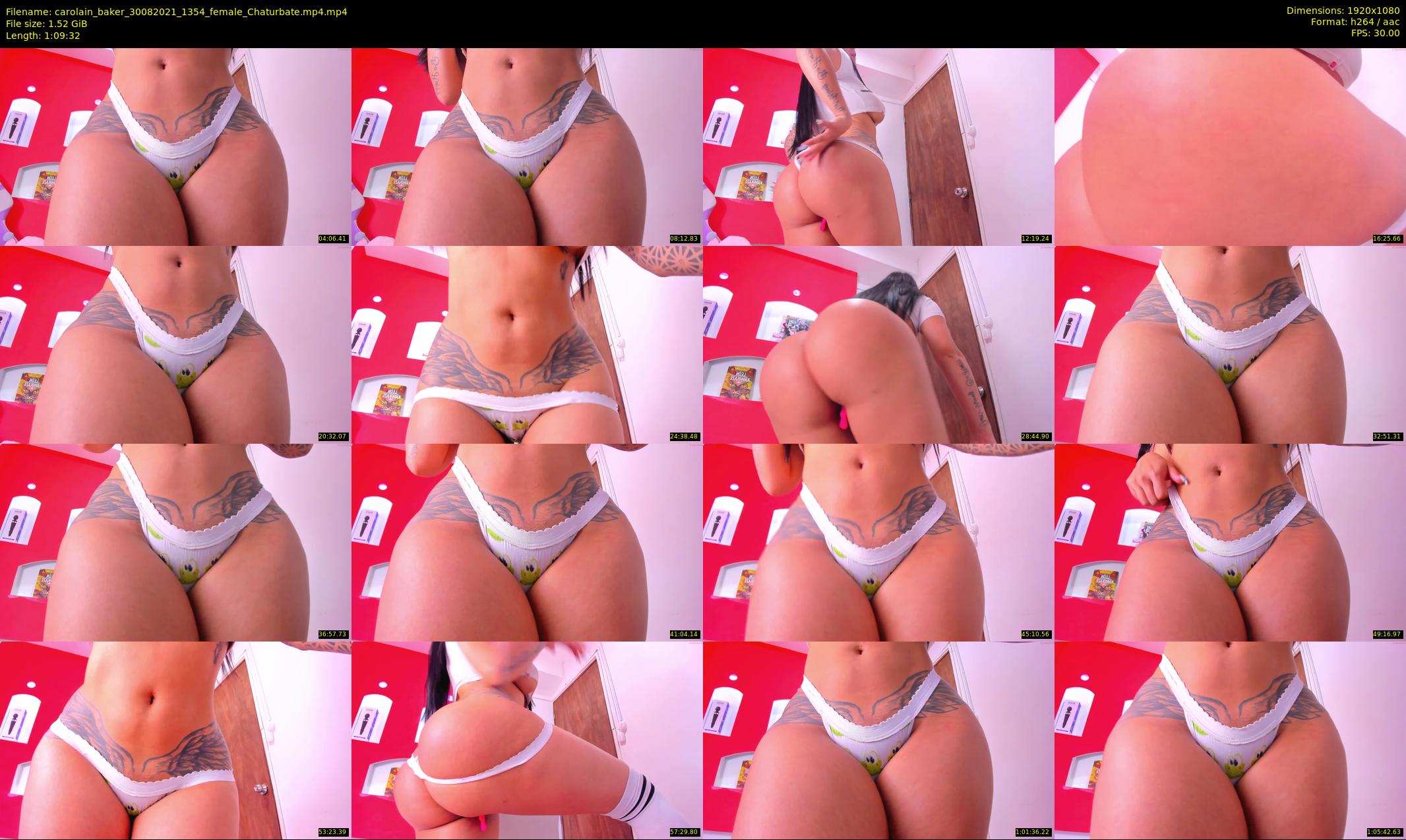 carolain_baker — 70 minute Chaturbate female cam show recording, 1080p, Aug 30, 2021