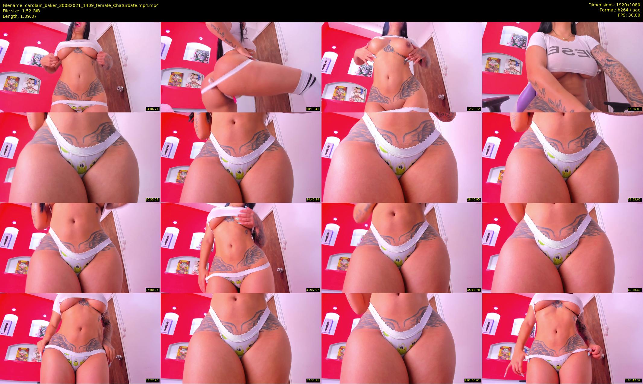 carolain_baker — 70 minute Chaturbate female cam show recording, 1080p, Aug 30, 2021