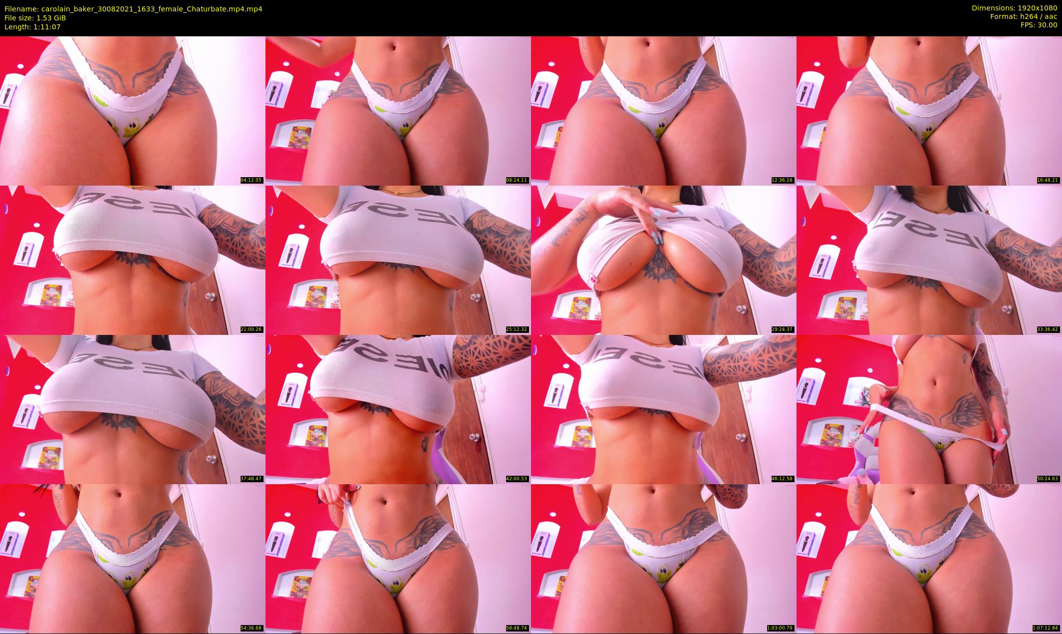 carolain_baker — 72 minute Chaturbate female cam show recording, 1080p, Aug 30, 2021