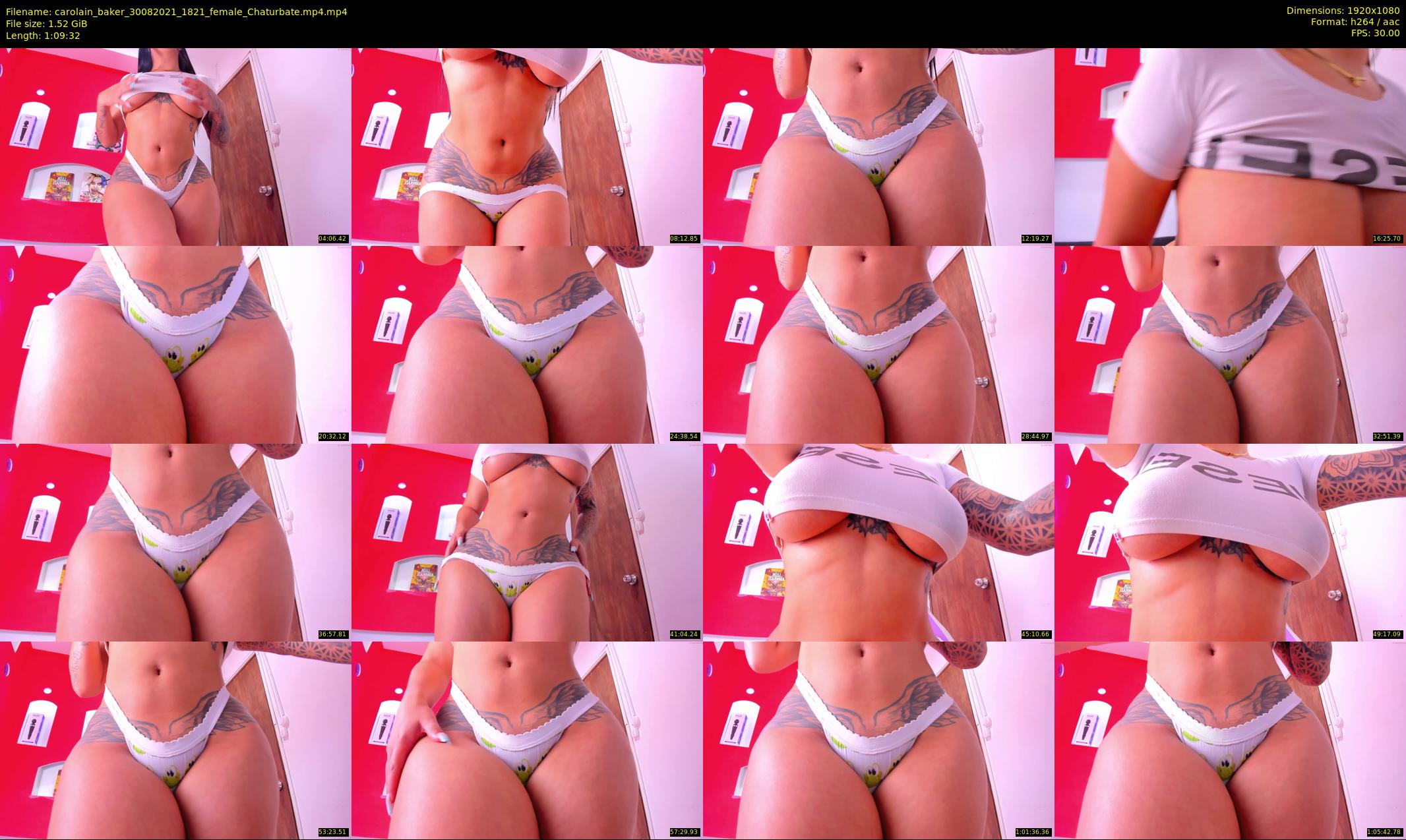 carolain_baker — 70 minute Chaturbate female cam show recording, 1080p, Aug 30, 2021