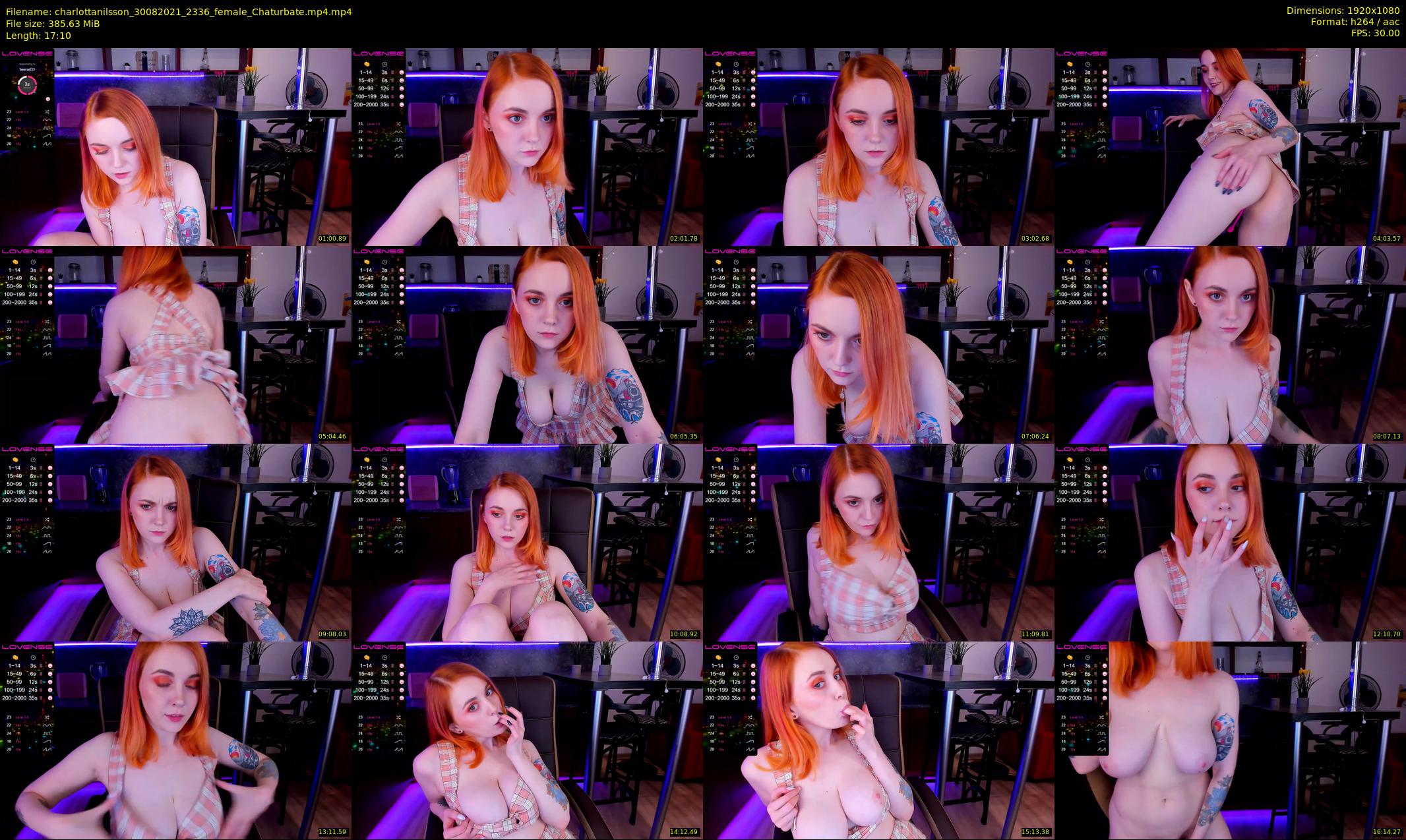 charlottanilsson — 18 minute Chaturbate female cam show recording, 1080p, Aug 30, 2021