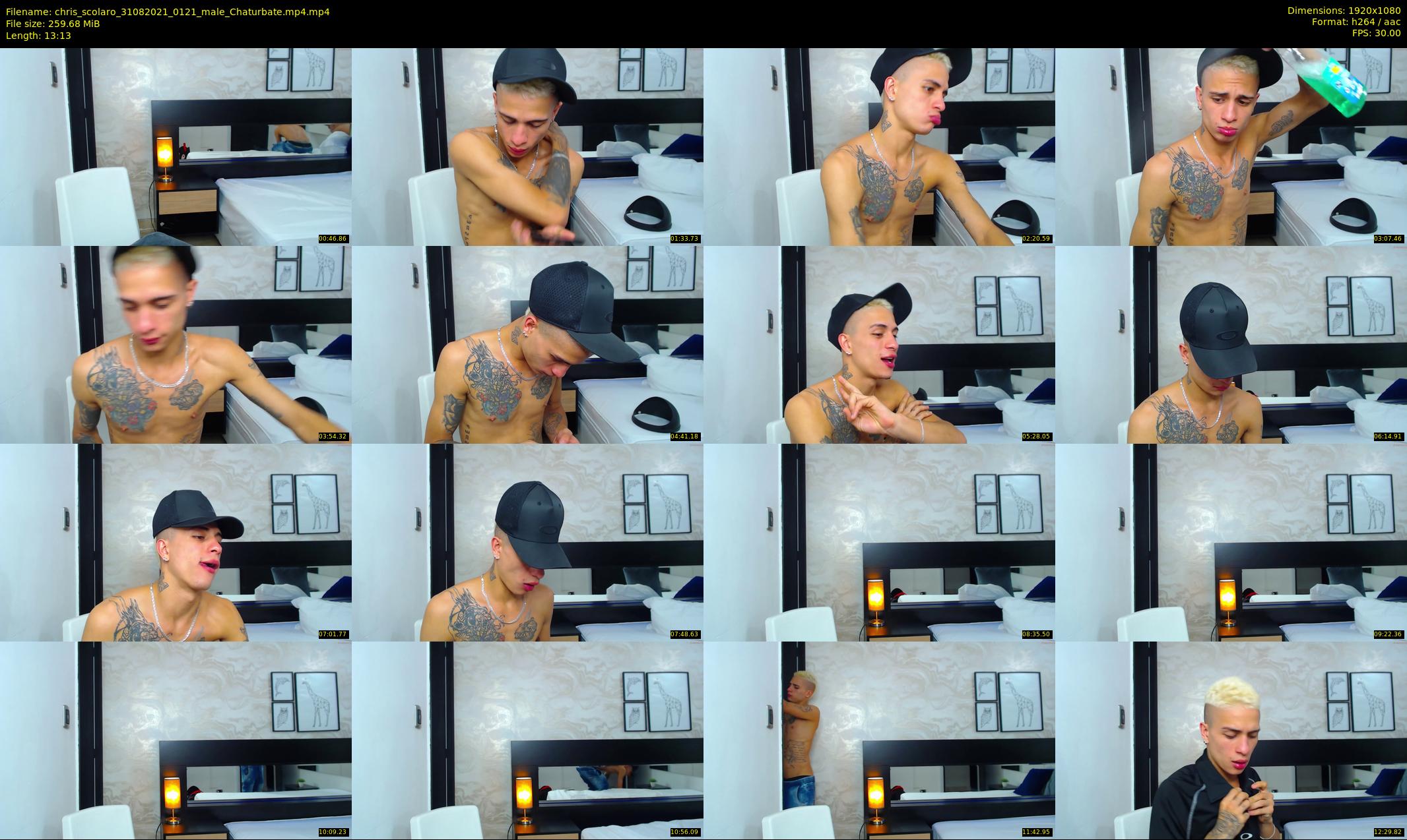 chris_scolaro — 14 minute Chaturbate male cam show recording, 1080p, Aug 31, 2021