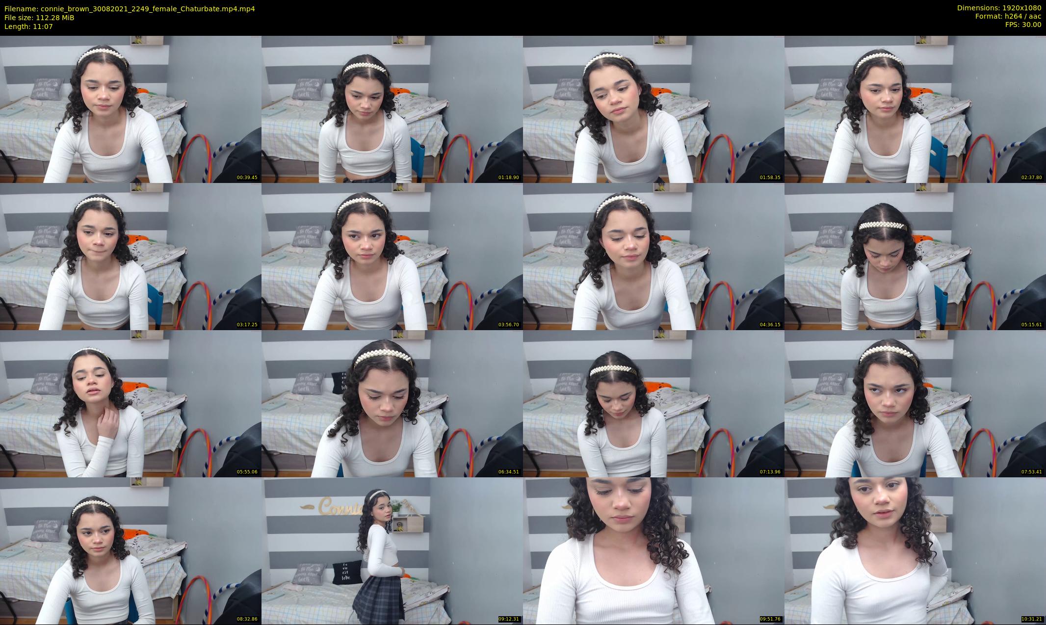 connie_brown — 12 minute Chaturbate female cam show recording, 1080p, Aug 30, 2021