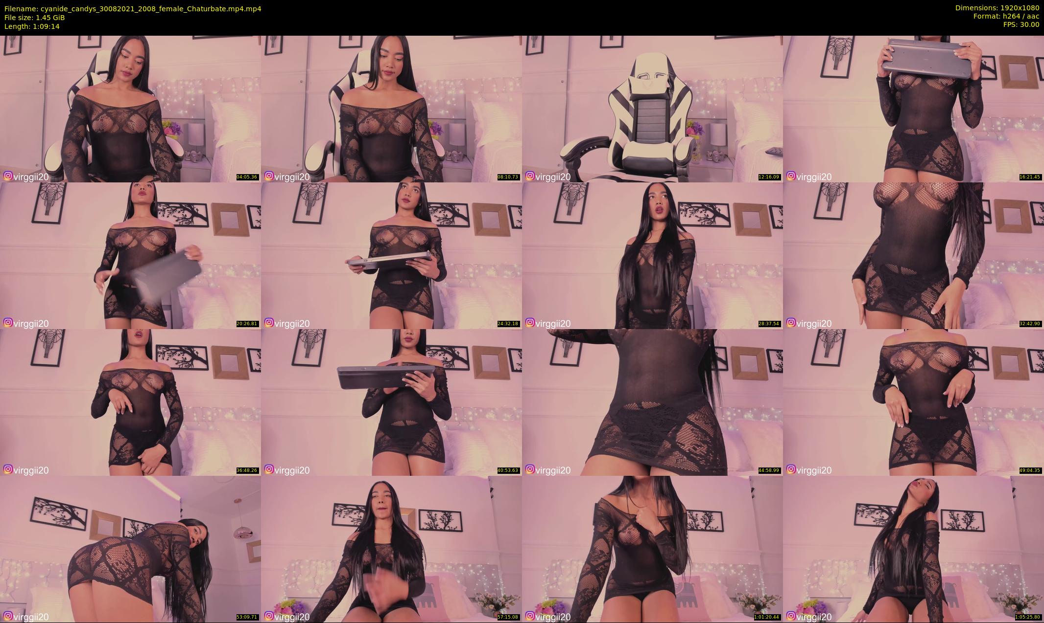 cyanide_candys — 70 minute Chaturbate female cam show recording, 1080p, Aug 30, 2021