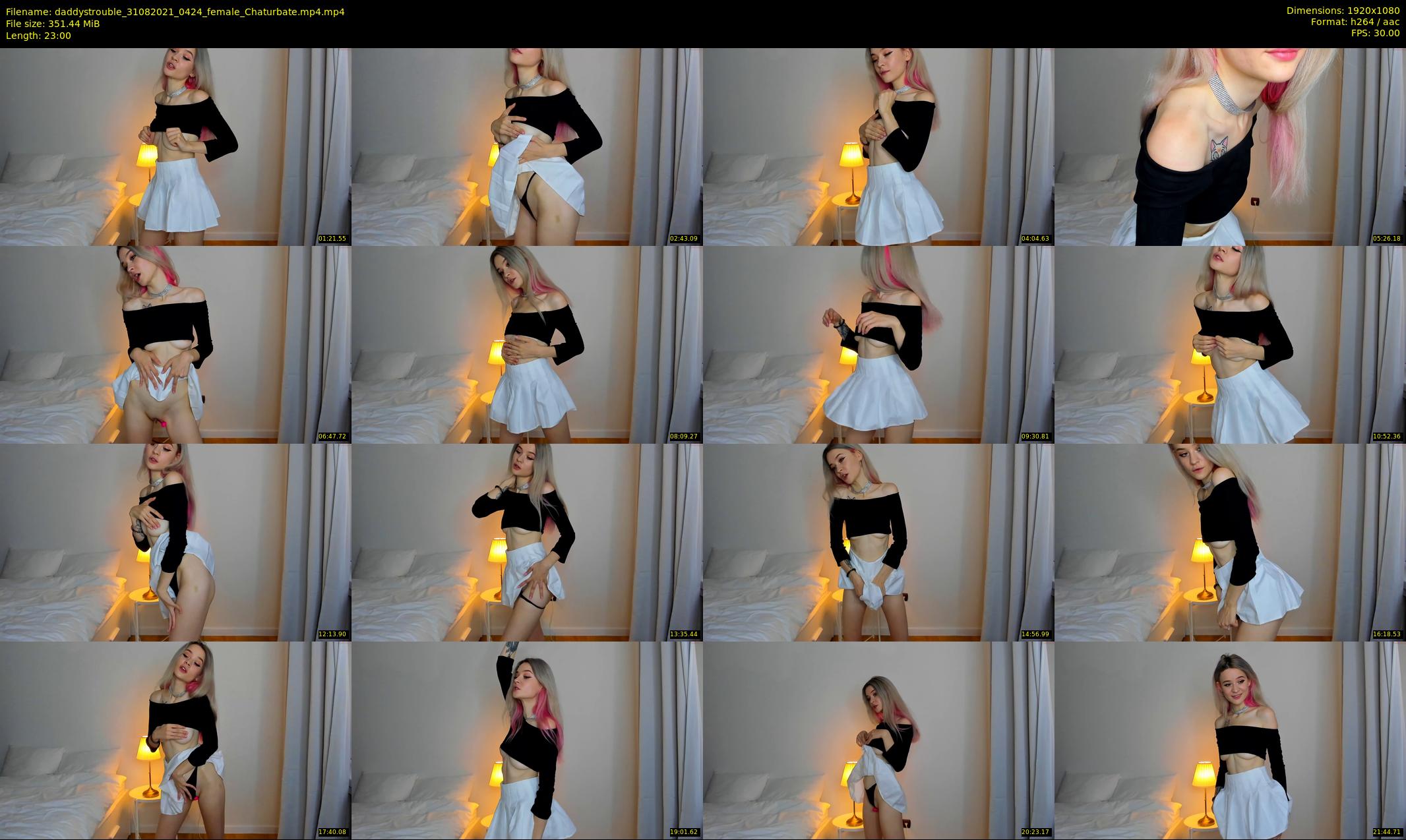 daddystrouble — 23 minute Chaturbate female cam show recording, 1080p, Aug 31, 2021