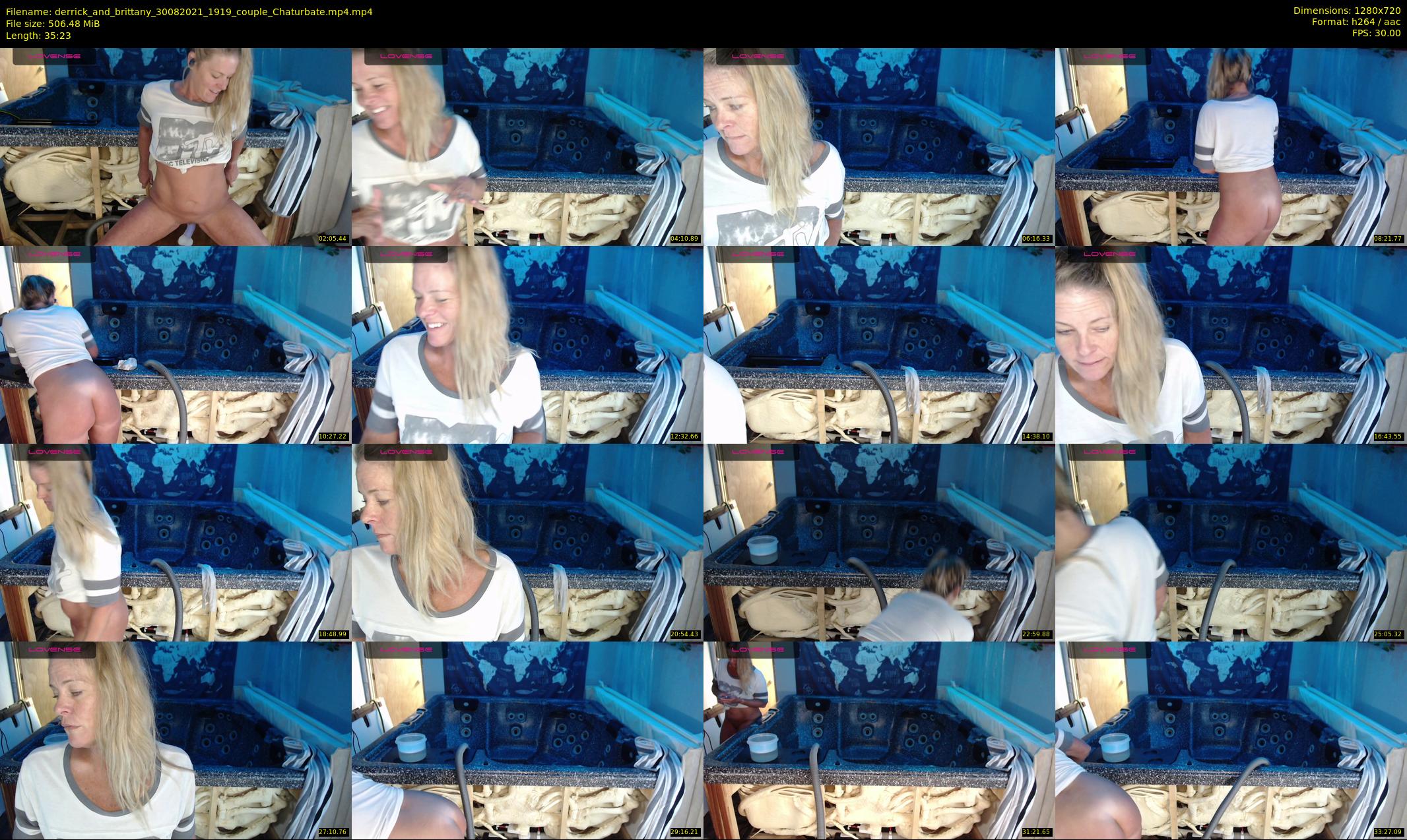derrick_and_brittany — 36 minute Chaturbate couple cam show recording, 720p, Aug 30, 2021