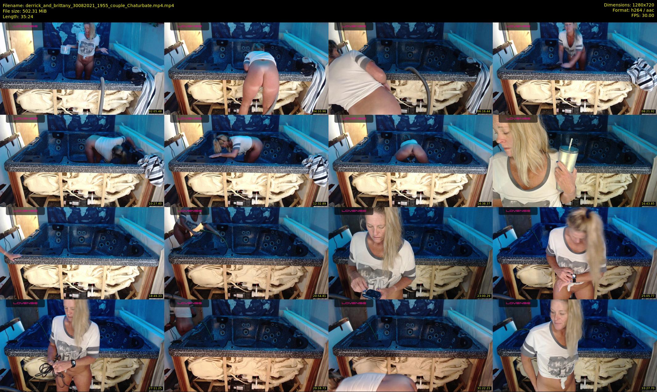 derrick_and_brittany — 36 minute Chaturbate couple cam show recording, 720p, Aug 30, 2021