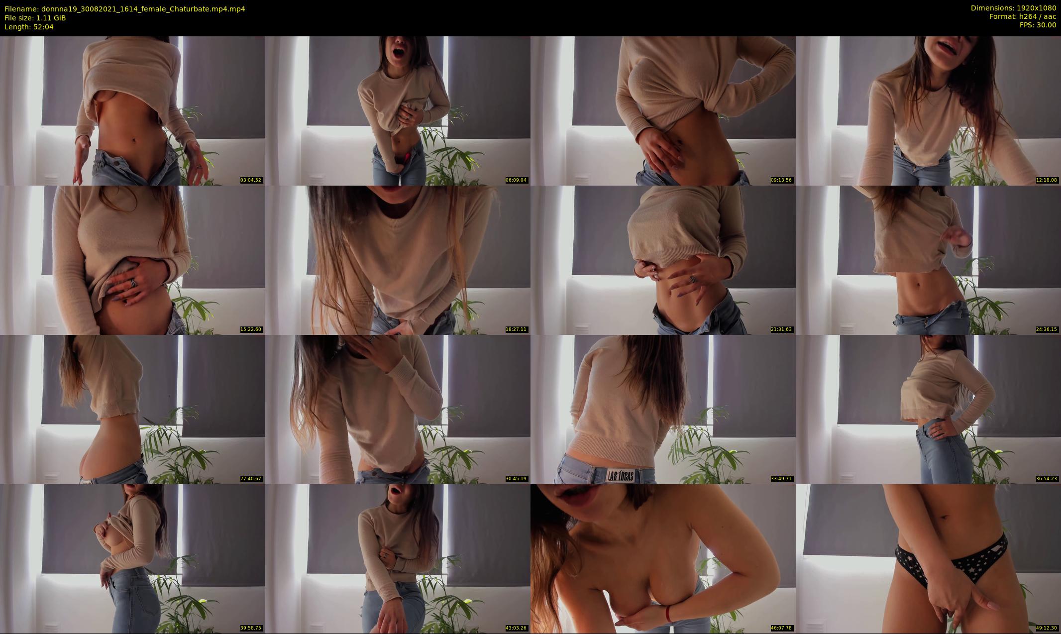 donnna19 — 53 minute Chaturbate female cam show recording, 1080p, Aug 30, 2021