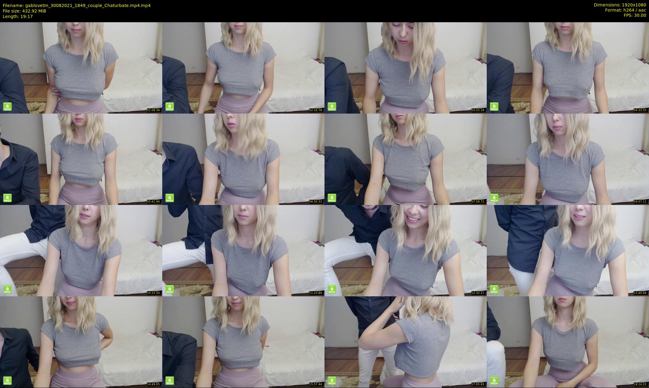 gablovetm — 20 minute Chaturbate couple cam show recording, 1080p, Aug 30, 2021