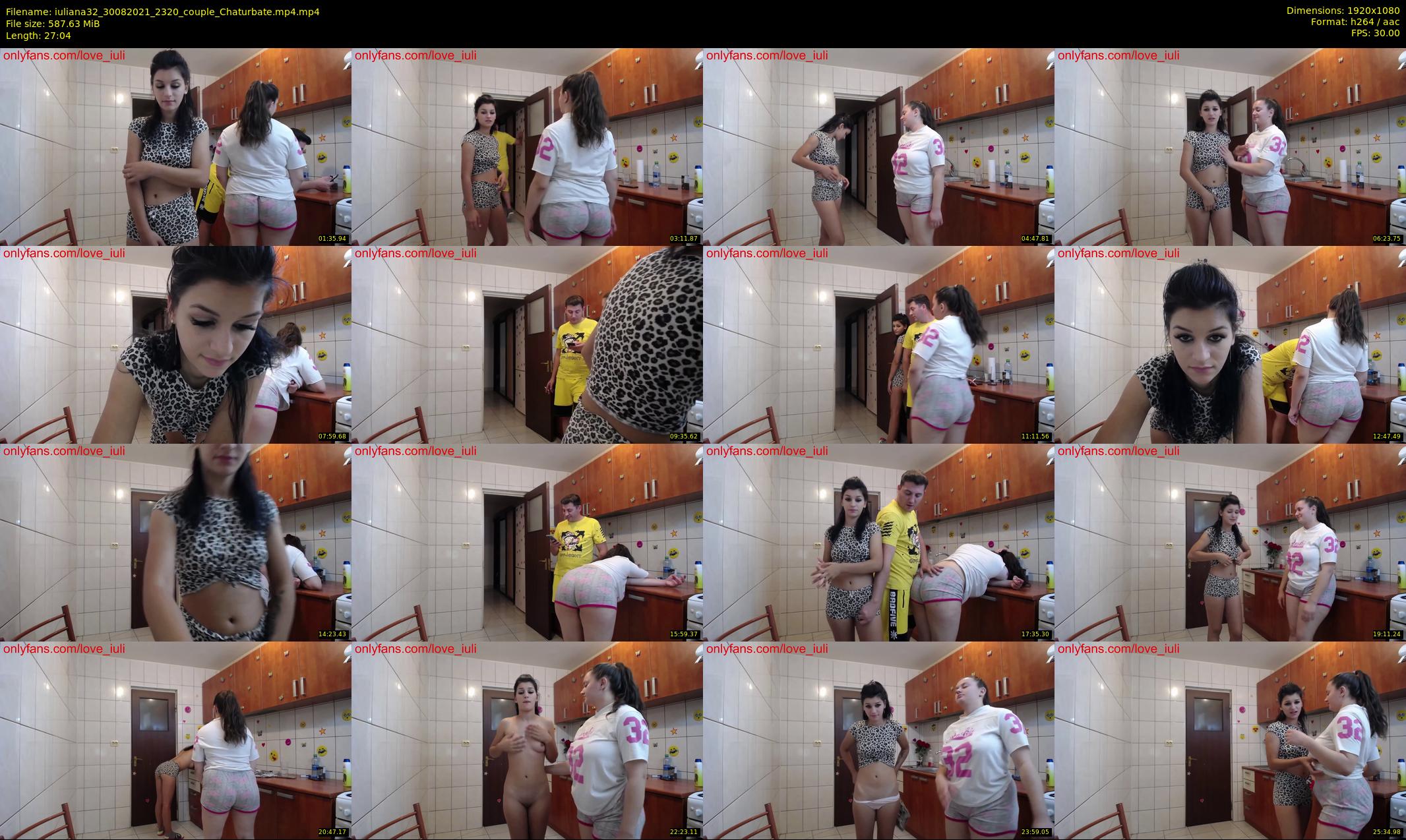 iuliana32 — 28 minute Chaturbate couple cam show recording, 1080p, Aug 30, 2021