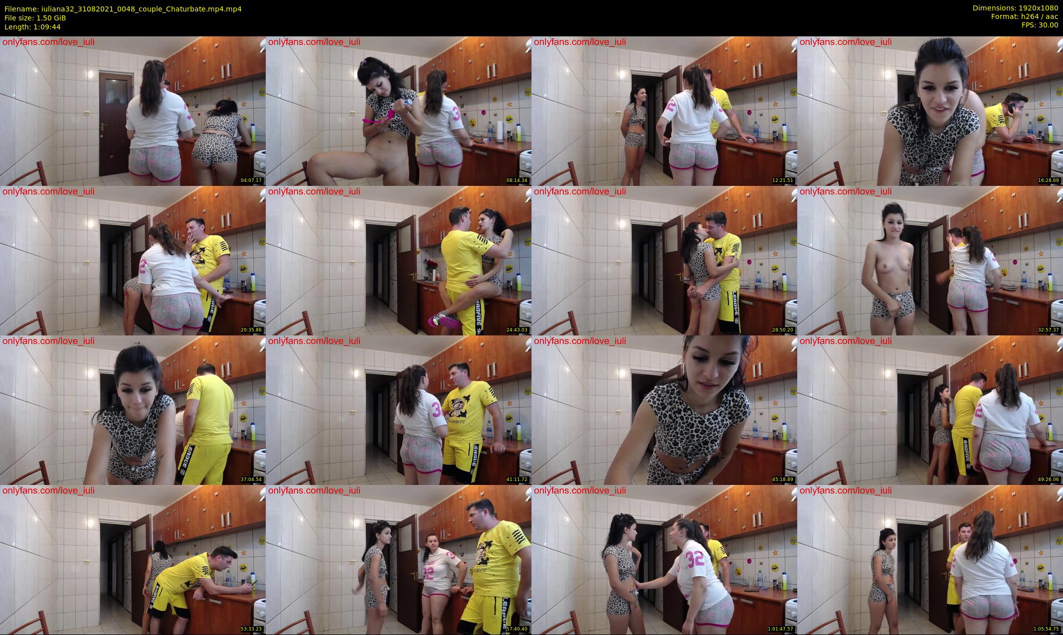 iuliana32 — 70 minute Chaturbate couple cam show recording, 1080p, Aug 31, 2021