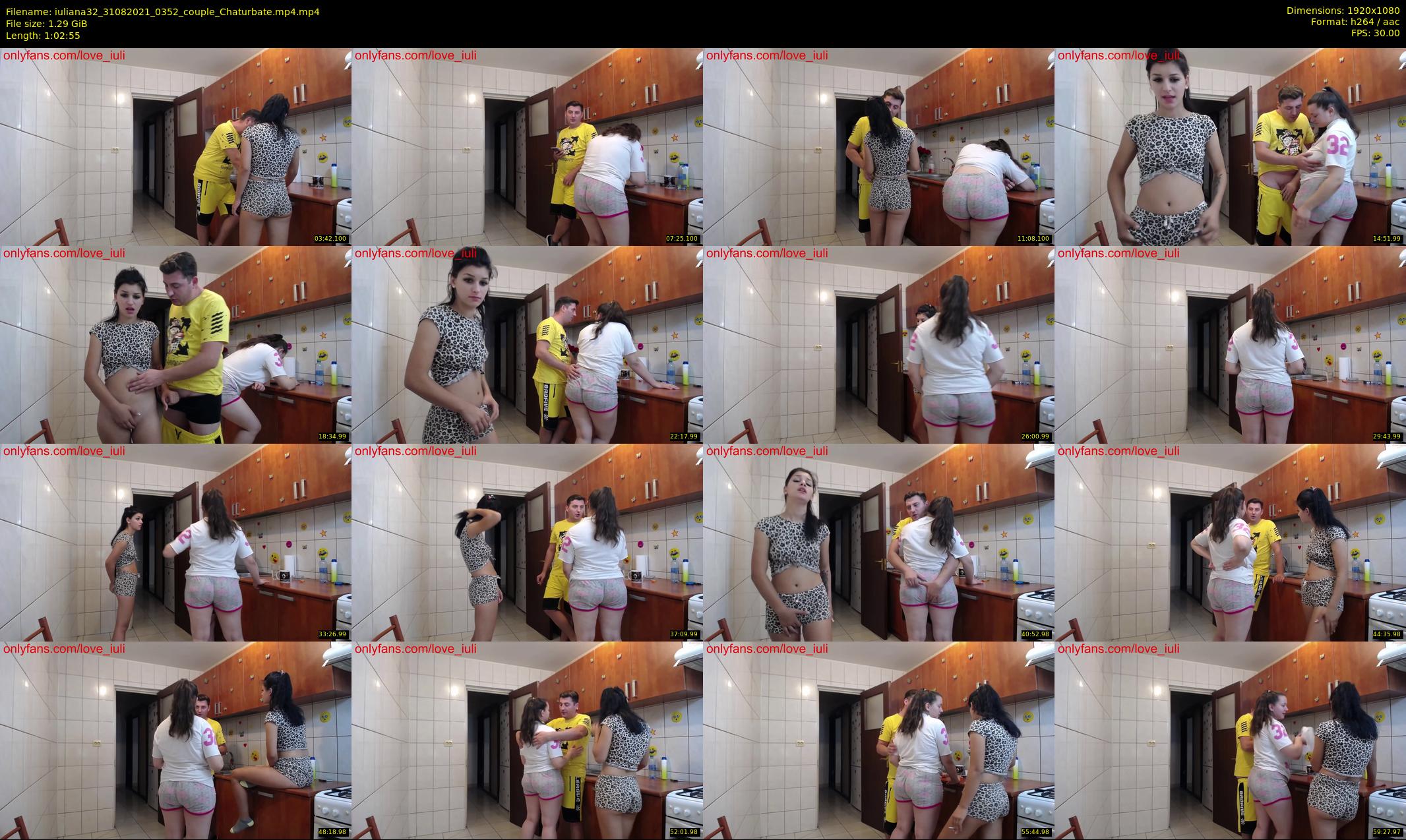 iuliana32 — 63 minute Chaturbate couple cam show recording, 1080p, Aug 31, 2021