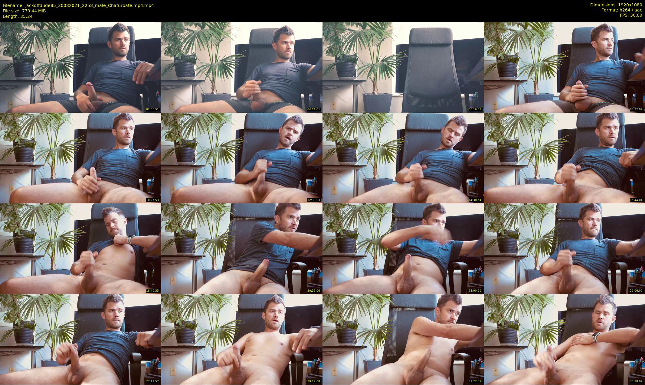 jackoffdude85 — 36 minute Chaturbate male cam show recording, 1080p, Aug 30, 2021
