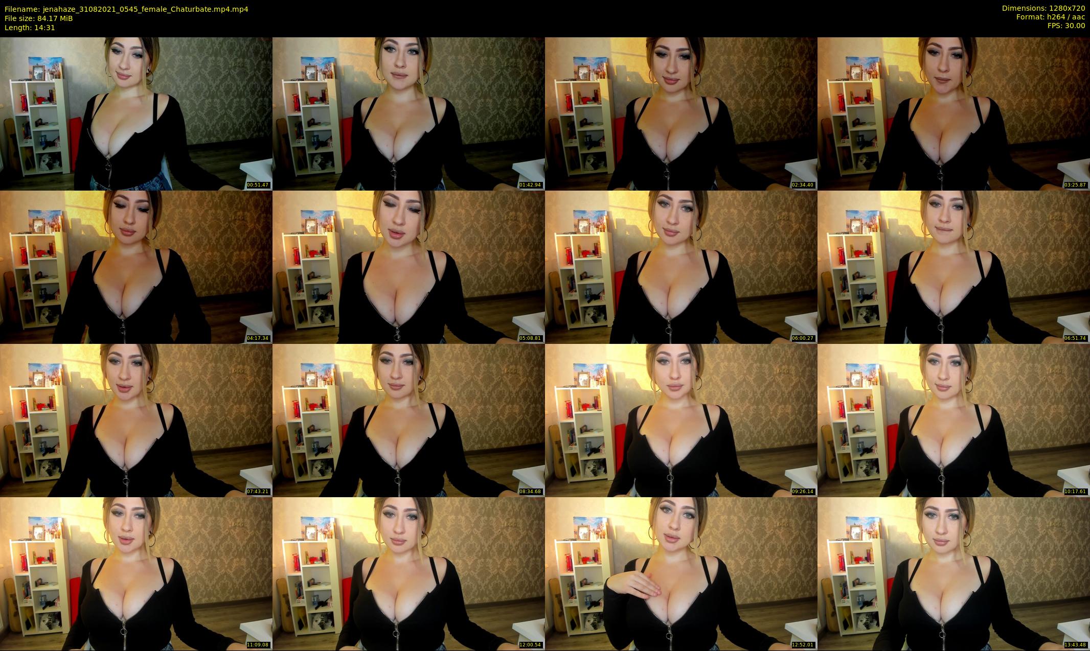 jenahaze — 15 minute Chaturbate female cam show recording, 720p, Aug 31, 2021