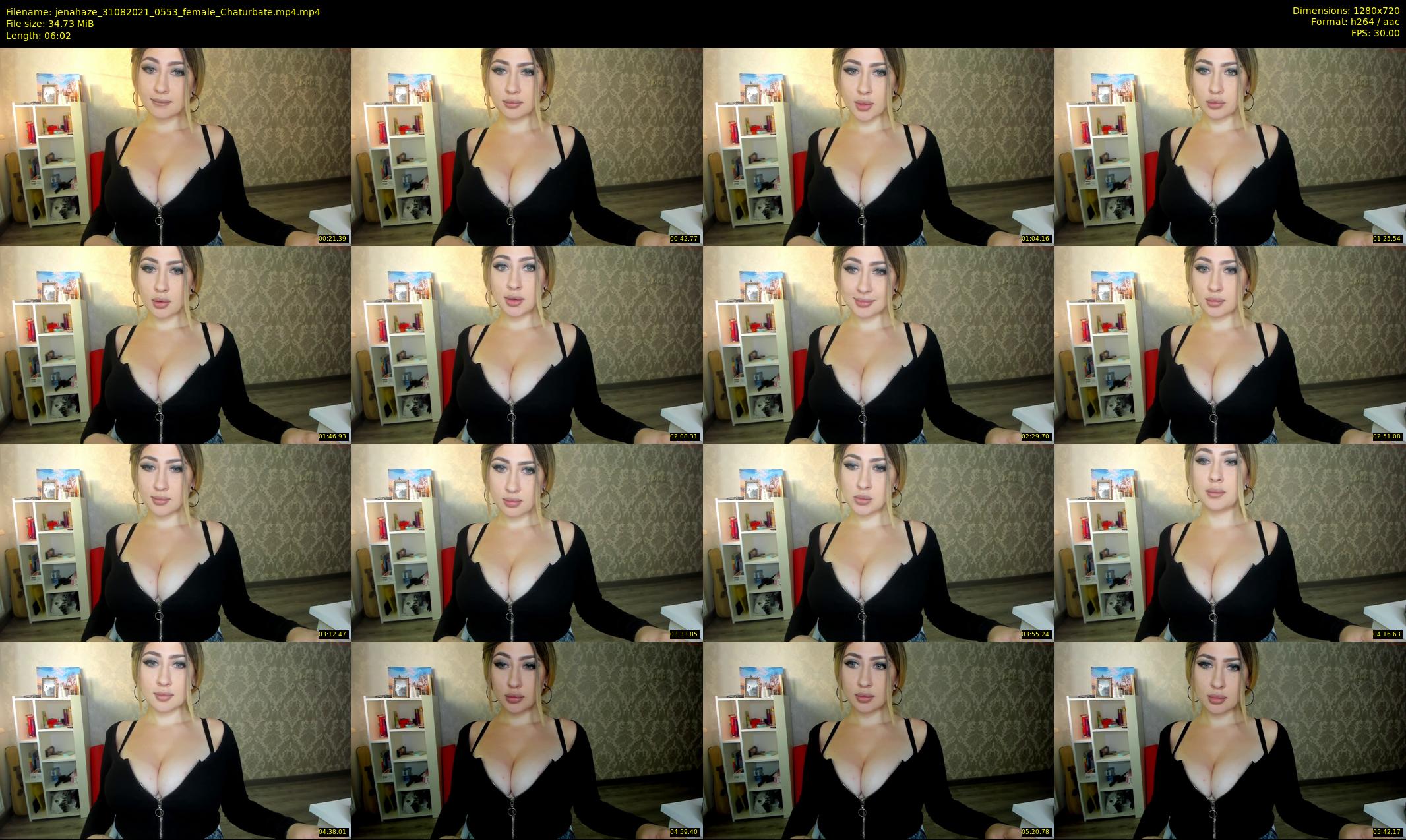 jenahaze — 7 minute Chaturbate female cam show recording, 720p, Aug 31, 2021