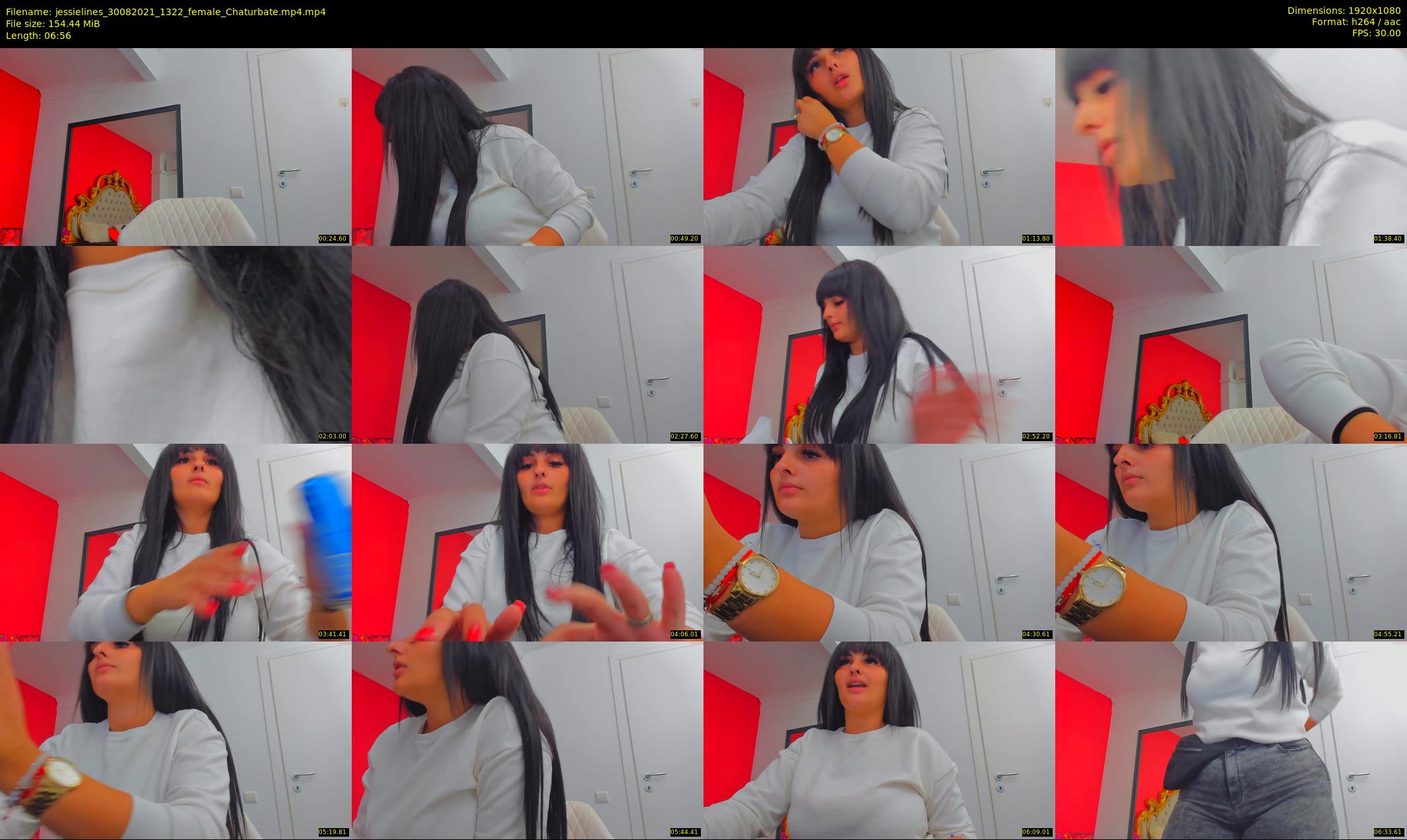 jessielines — 7 minute Chaturbate female cam show recording, 1080p, Aug 30, 2021