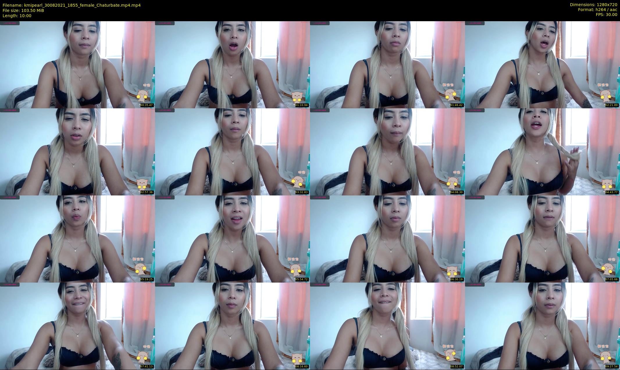 kmipearl — 10 minute Chaturbate female cam show recording, 720p, Aug 30, 2021