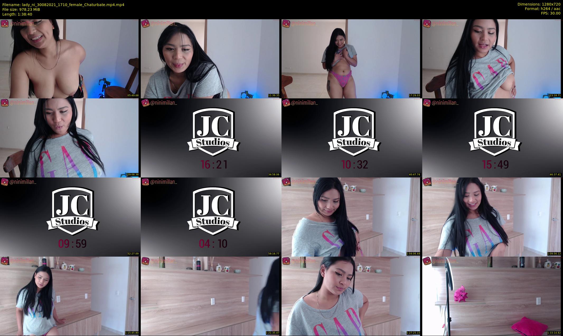 lady_ni — 99 minute Chaturbate female cam show recording, 720p, Aug 30, 2021