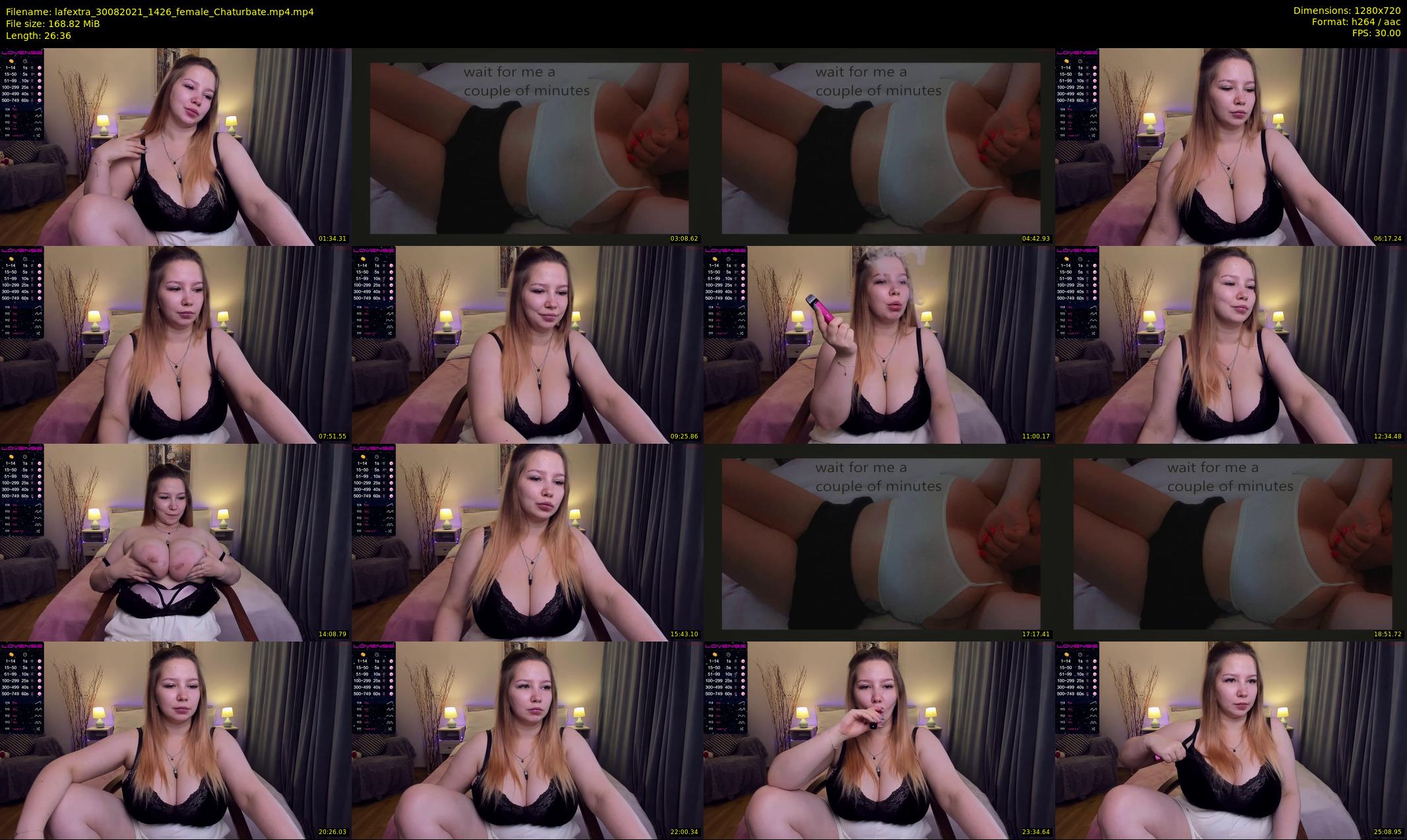 lafextra — 27 minute Chaturbate female cam show recording, 720p, Aug 30, 2021