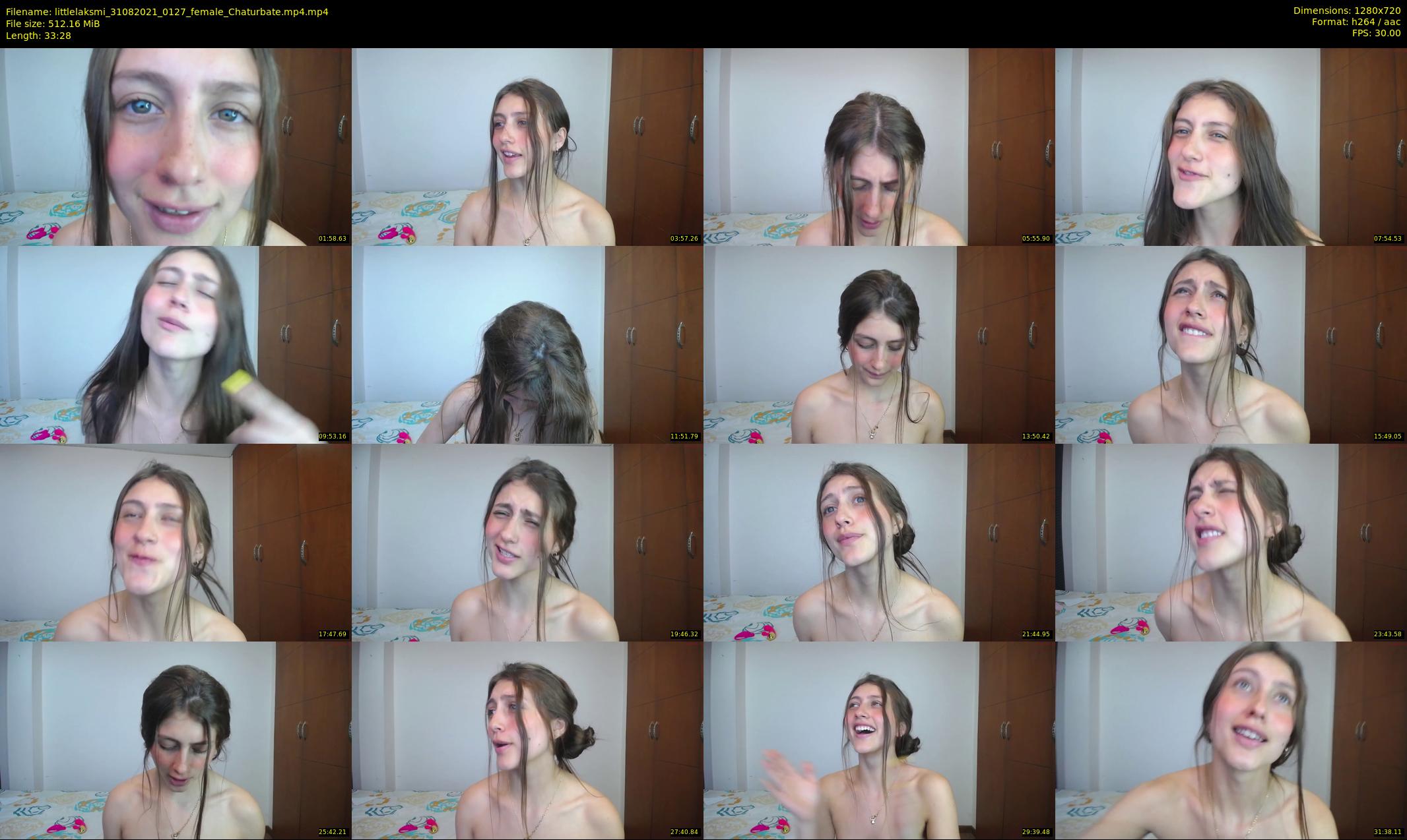 littlelaksmi — 34 minute Chaturbate female cam show recording, 720p, Aug 31, 2021