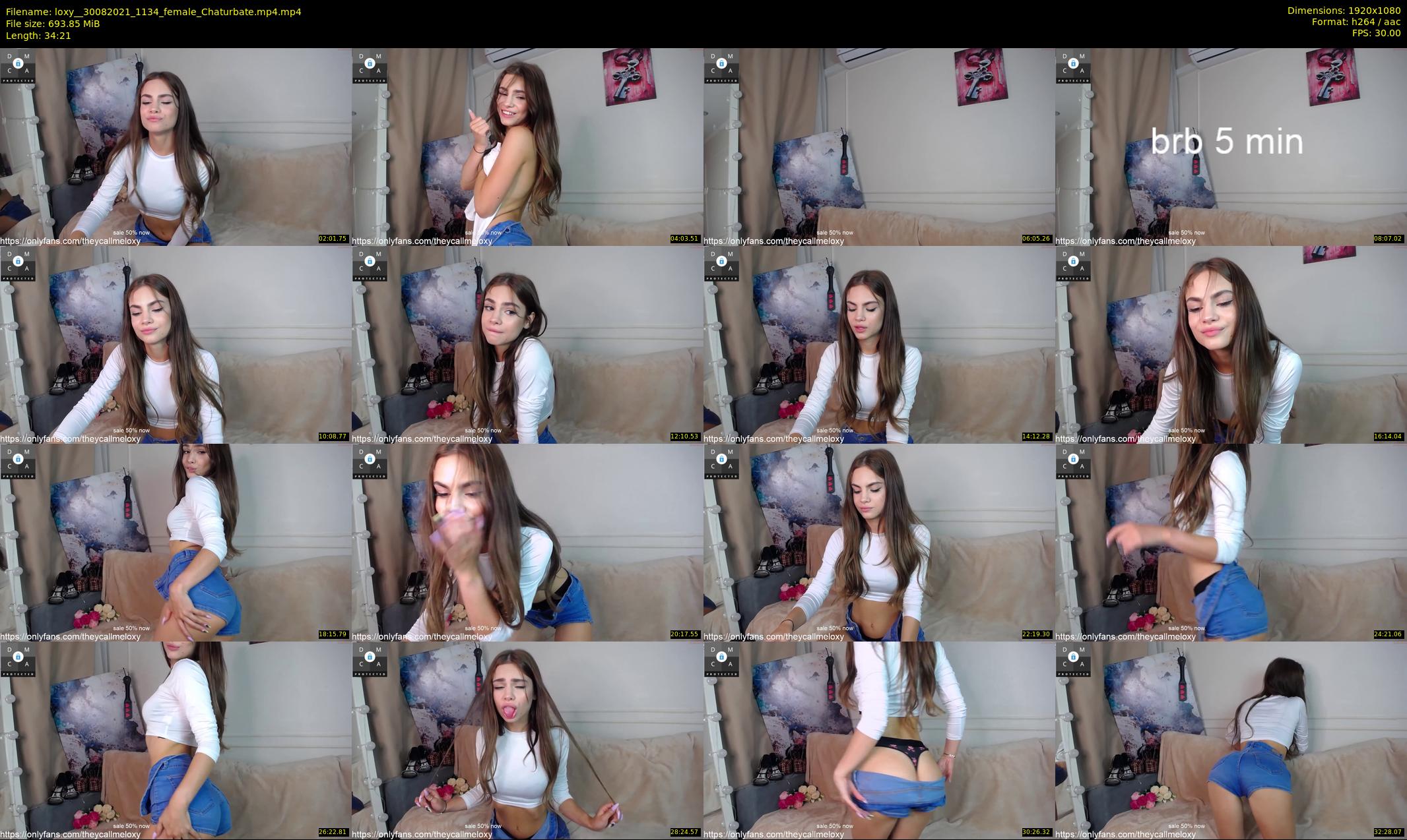 loxy_ — 35 minute Chaturbate female cam show recording, 1080p, Aug 30, 2021