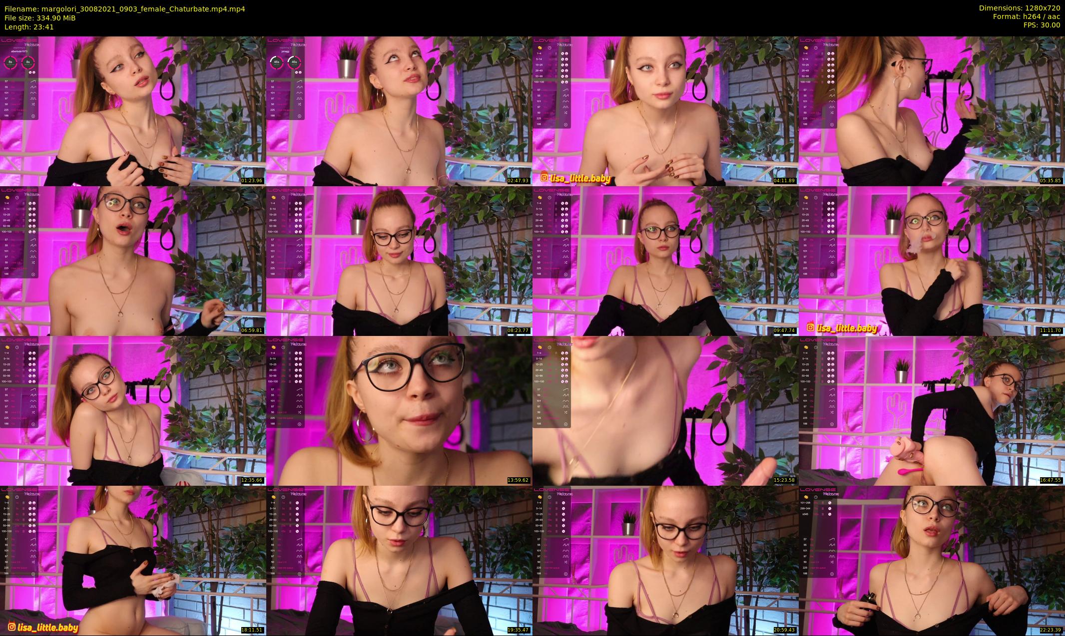 margolori — 24 minute Chaturbate couple cam show recording, 720p, Aug 30, 2021