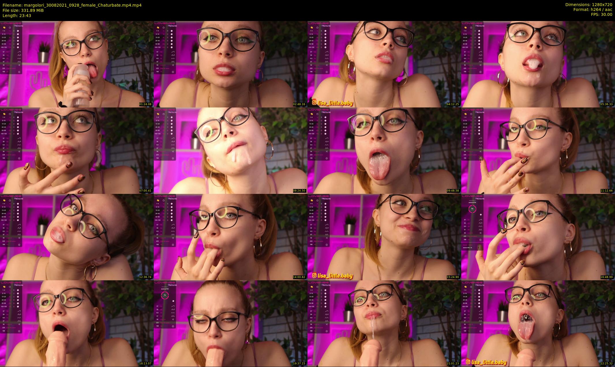 margolori — 24 minute Chaturbate couple cam show recording, 720p, Aug 30, 2021