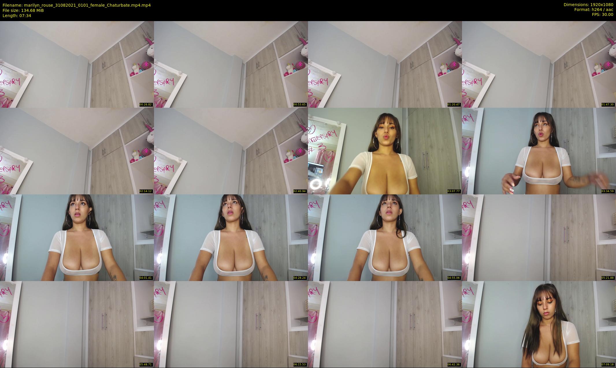 marilyn_rouse — 8 minute Chaturbate female cam show recording, 1080p, Aug 31, 2021