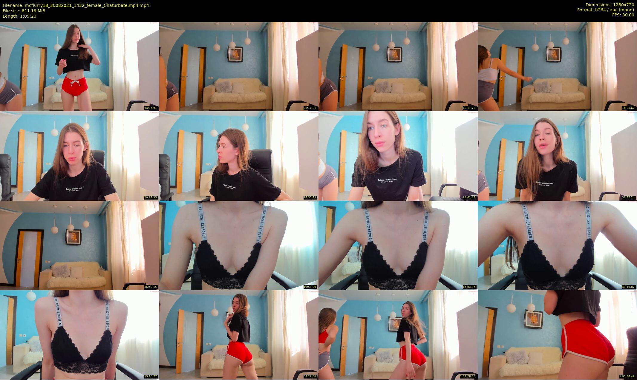 mcflurry18 — 70 minute Chaturbate female cam show recording, 720p, Aug 30, 2021