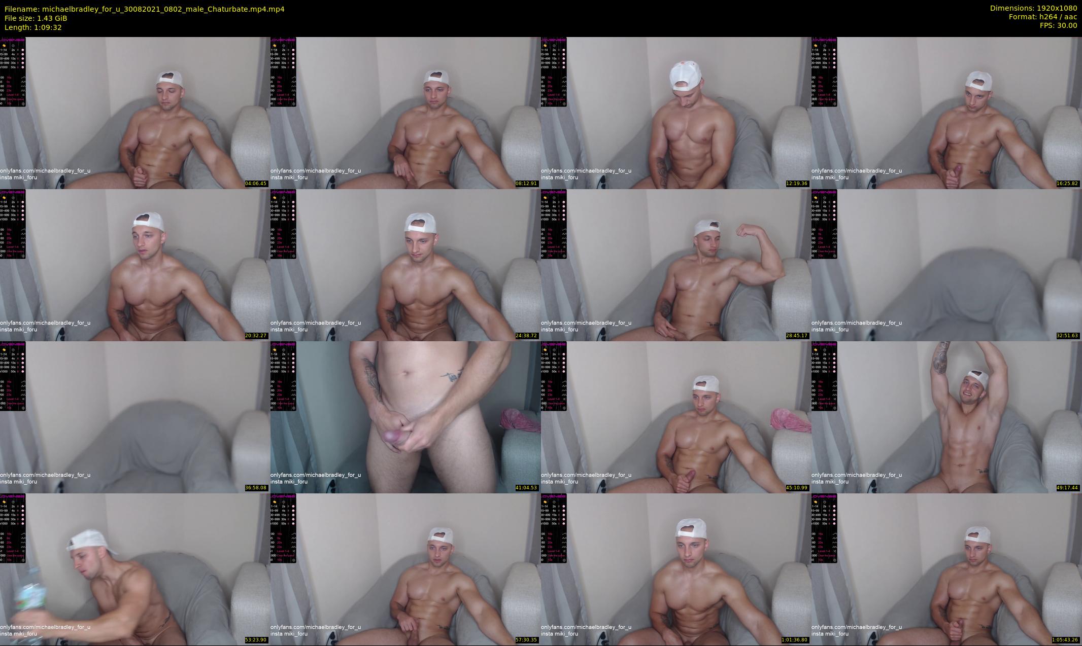 michaelbradley_for_u — 70 minute Chaturbate male cam show recording, 1080p, Aug 30, 2021