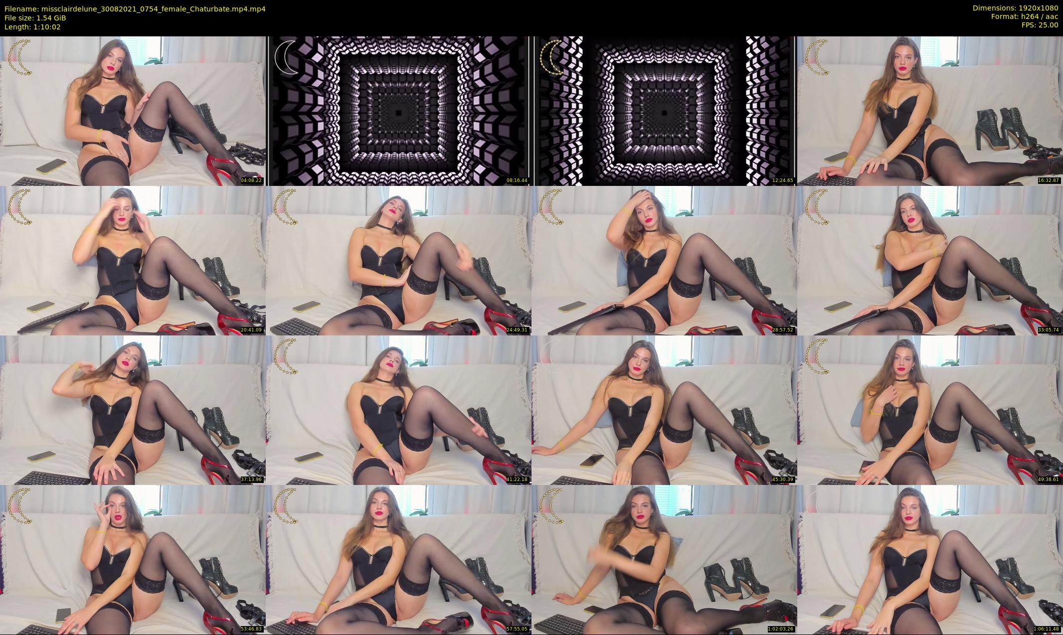 missclairdelune — 71 minute Chaturbate female cam show recording, 1080p, Aug 30, 2021