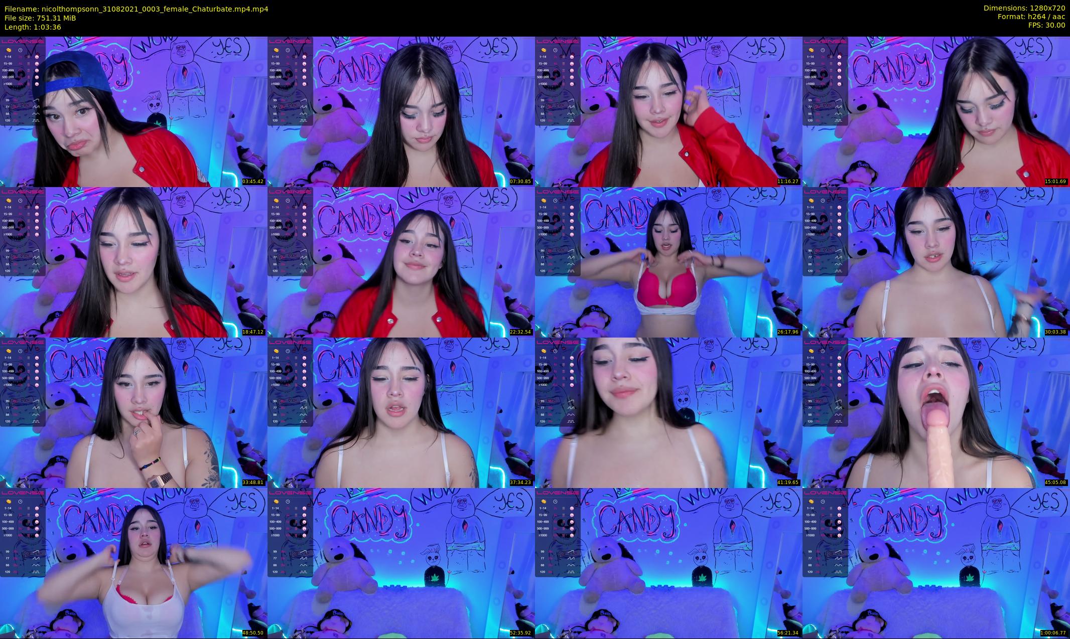 nicolthompsonn — 64 minute Chaturbate female cam show recording, 720p, Aug 31, 2021