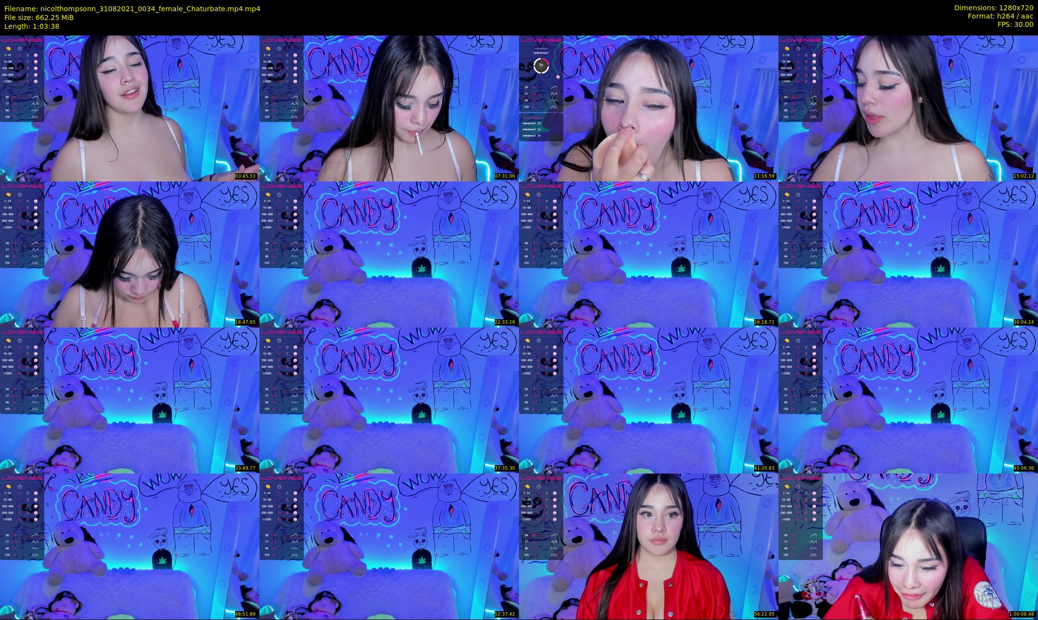 nicolthompsonn — 64 minute Chaturbate female cam show recording, 720p, Aug 31, 2021