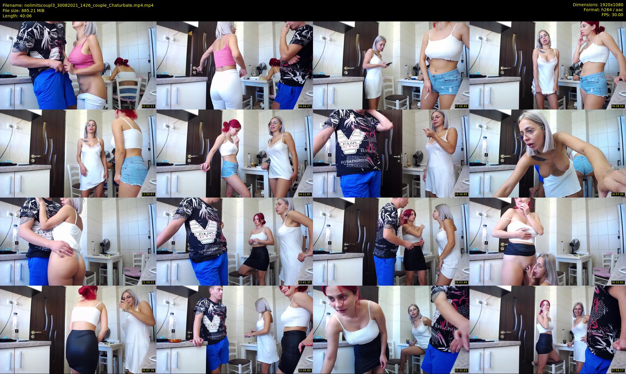 nolimitscoupl3 — 41 minute Chaturbate couple cam show recording, 1080p, Aug 30, 2021