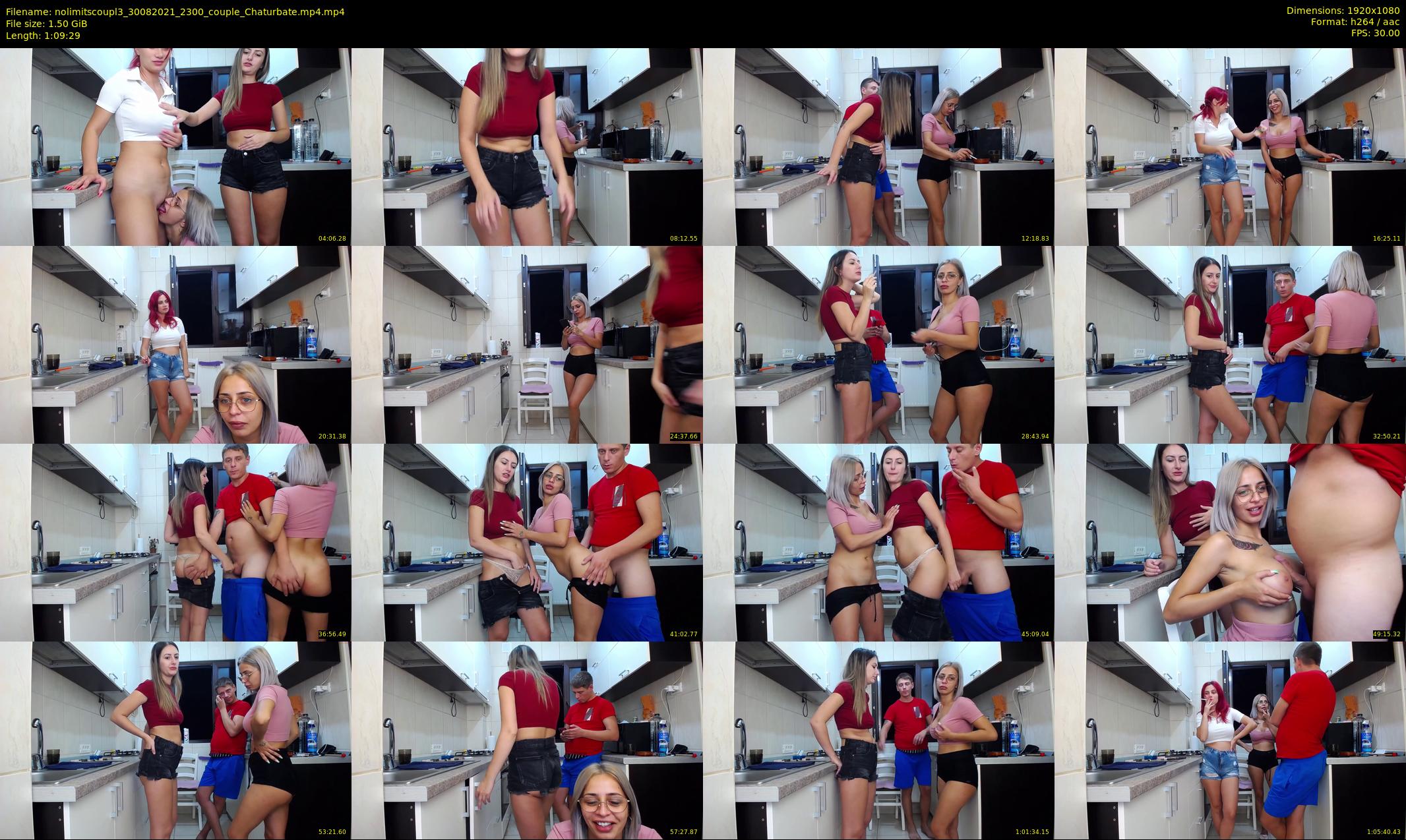 nolimitscoupl3 — 70 minute Chaturbate couple cam show recording, 1080p, Aug 30, 2021