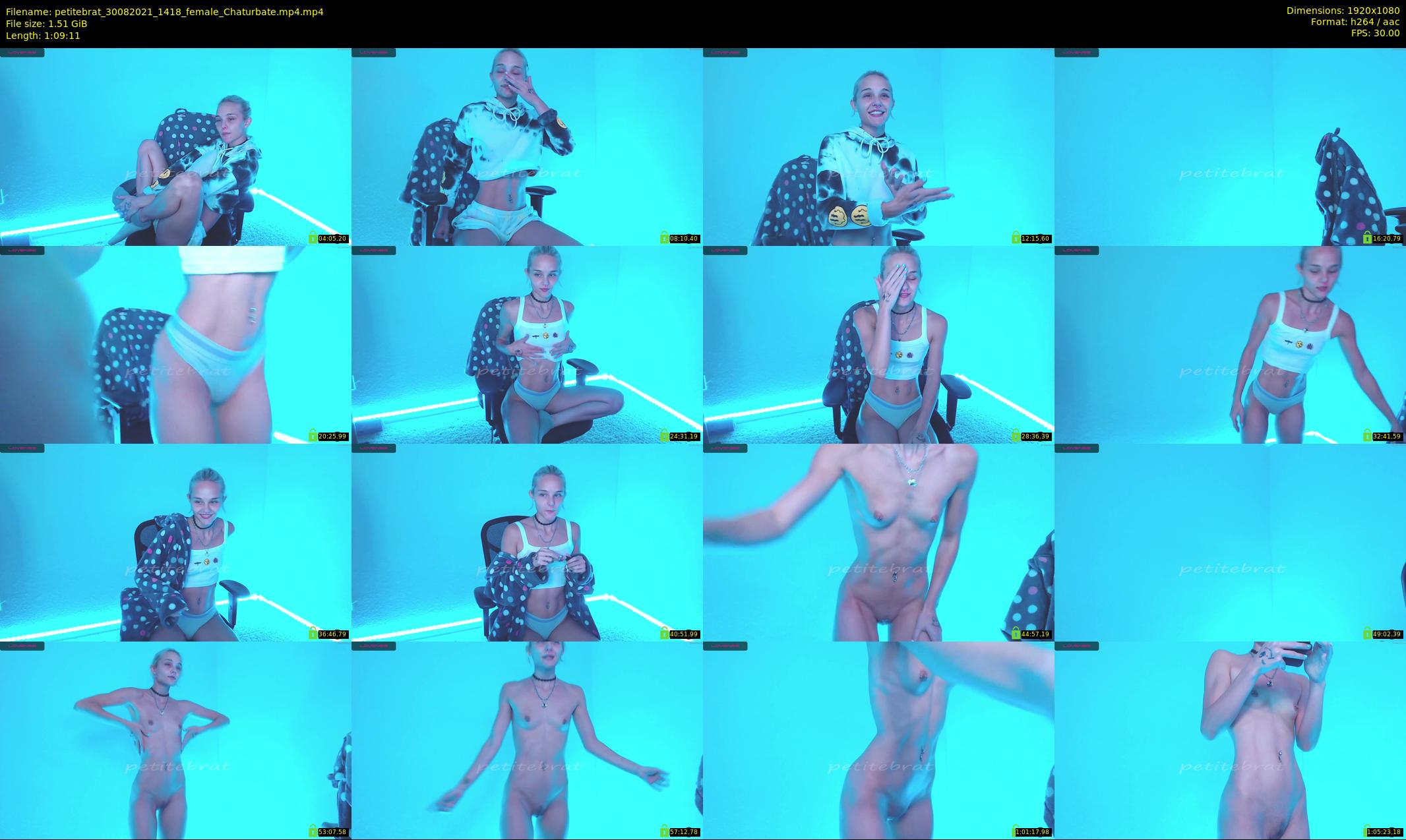 petitebrat — 70 minute Chaturbate female cam show recording, 1080p, Aug 30, 2021