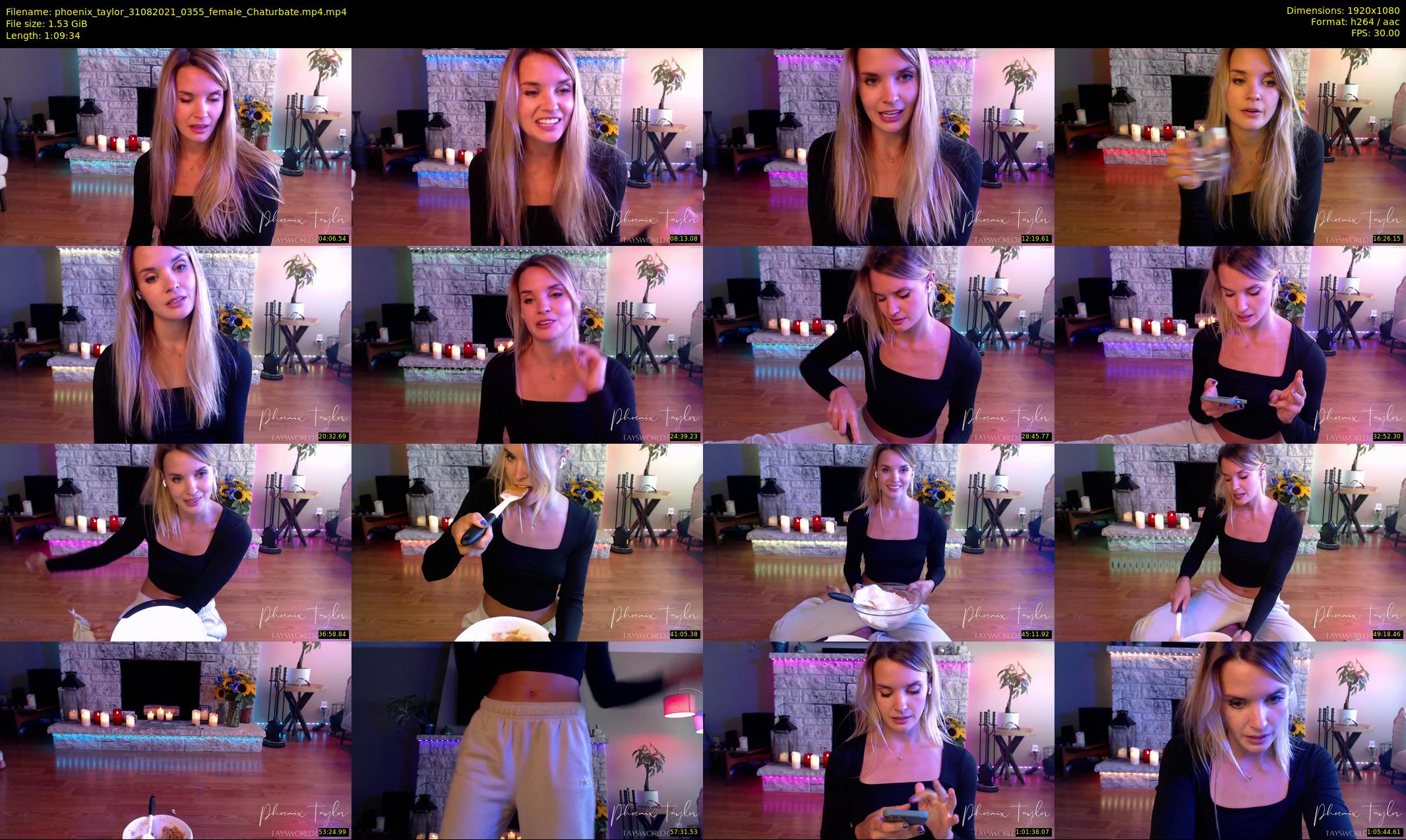 phoenix_taylor — 70 minute Chaturbate female cam show recording, 1080p, Aug 31, 2021