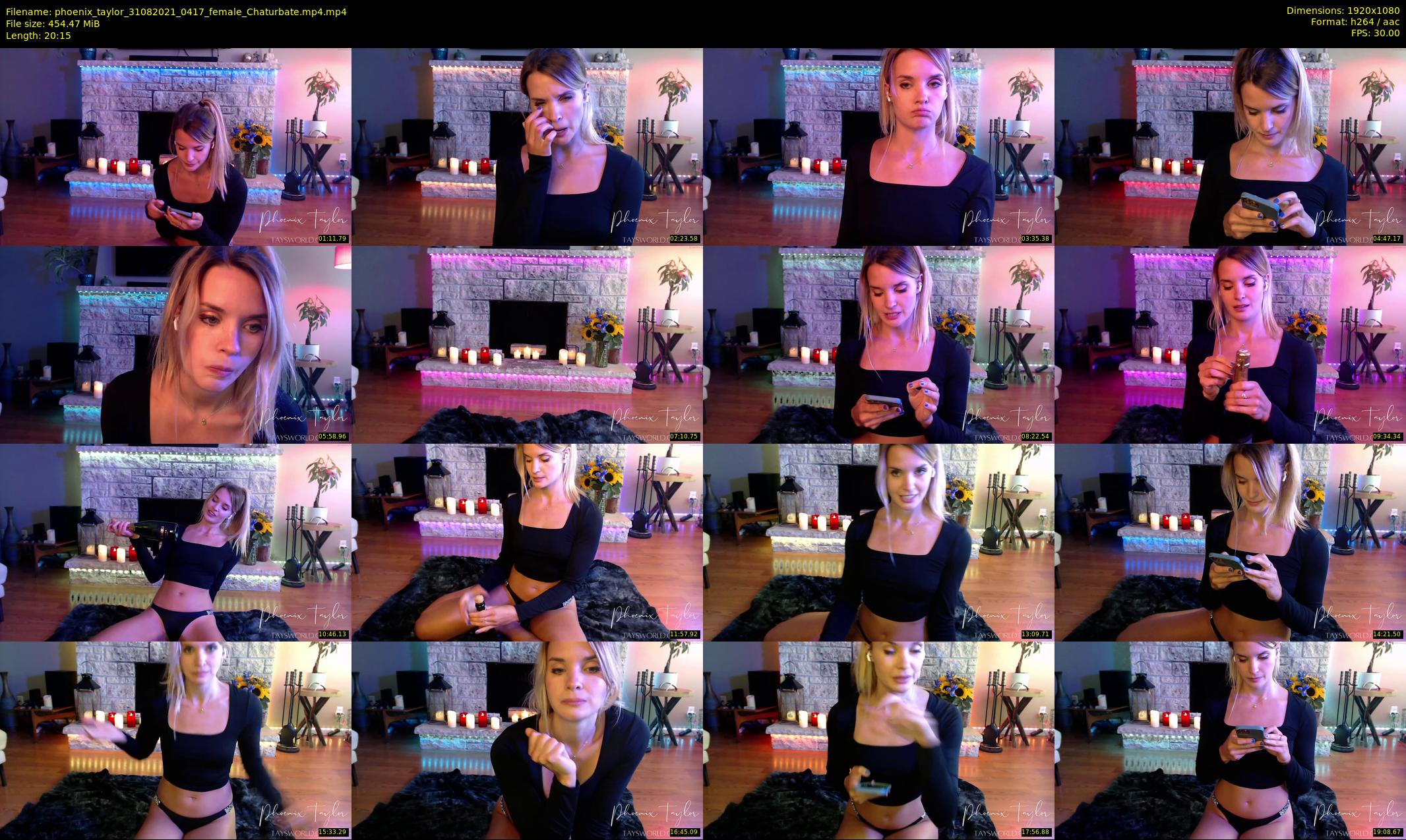 phoenix_taylor — 21 minute Chaturbate female cam show recording, 1080p, Aug 31, 2021