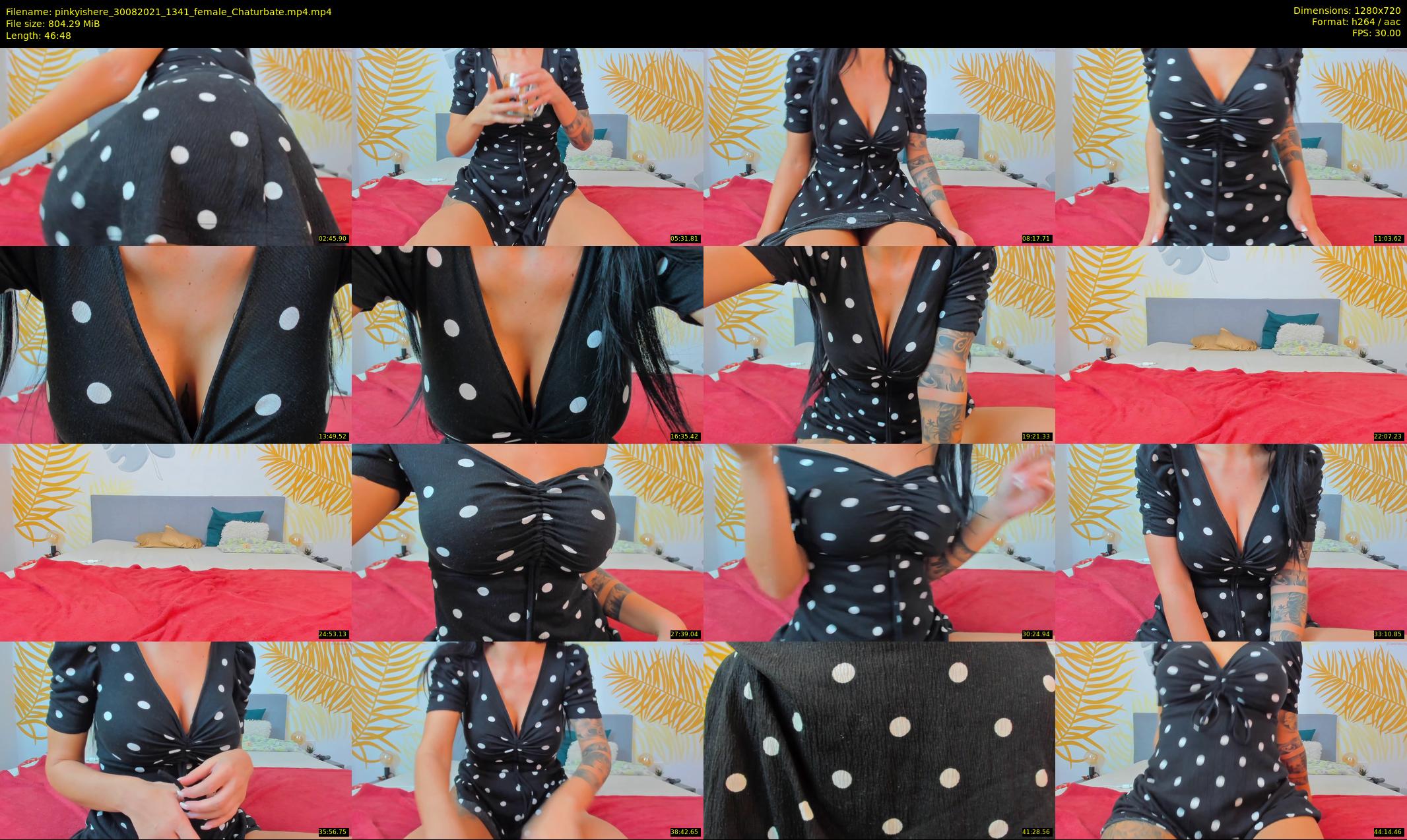 pinkyishere — 47 minute Chaturbate female cam show recording, 720p, Aug 30, 2021