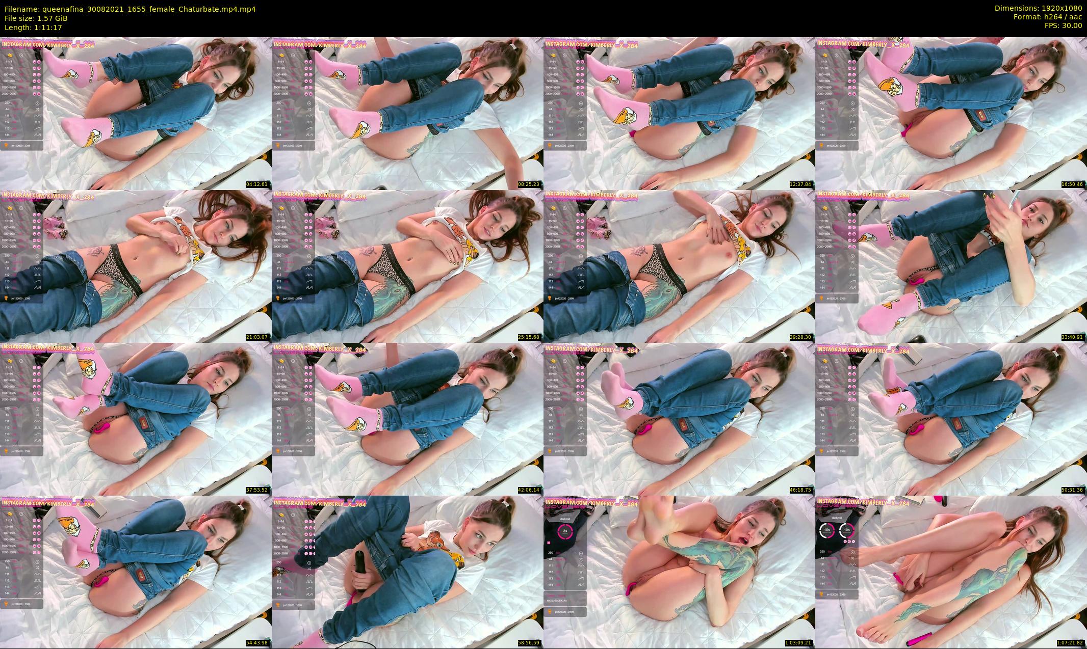 queenafina — 72 minute Chaturbate female cam show recording, 1080p, Aug 30, 2021