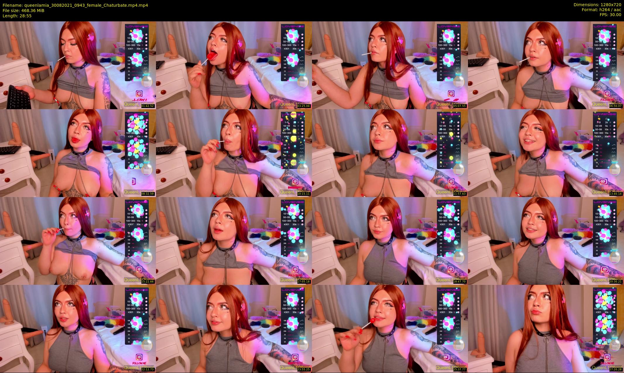 queenlamia — 29 minute Chaturbate female cam show recording, 720p, Aug 30, 2021