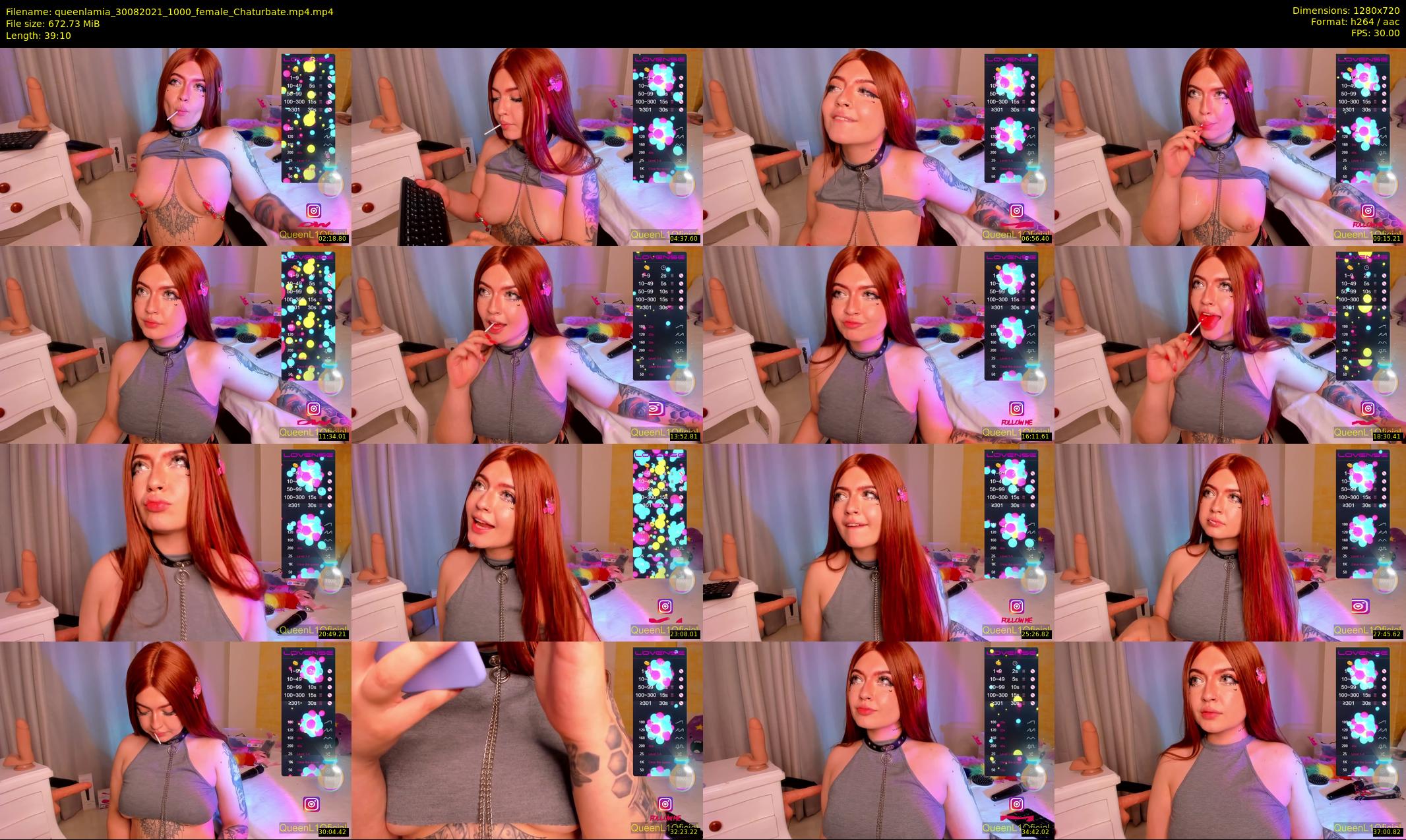 queenlamia — 40 minute Chaturbate female cam show recording, 720p, Aug 30, 2021